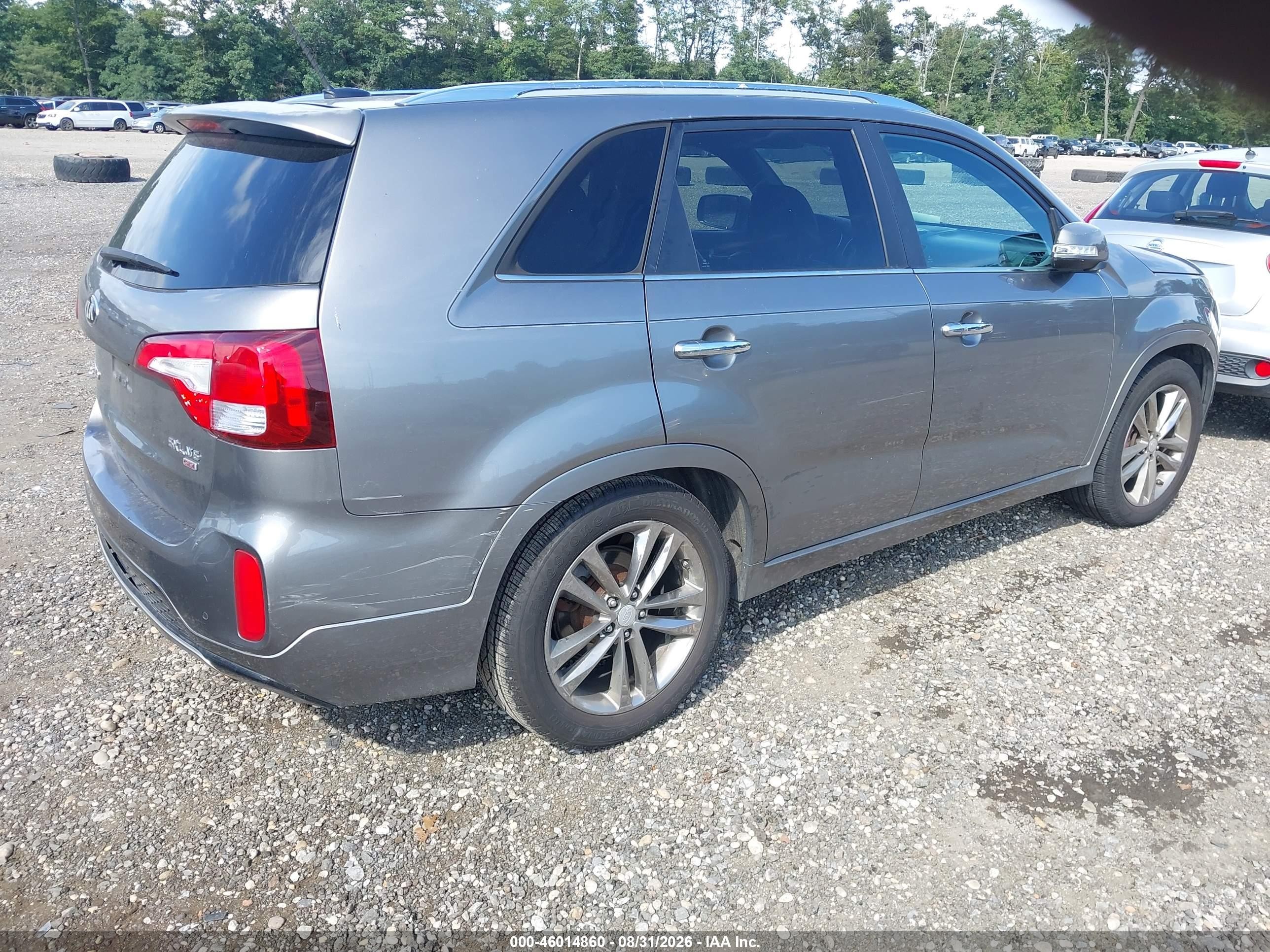 2014 Kia Sorento Limited V6 Серый vin: 5XYKW4A73EG463441