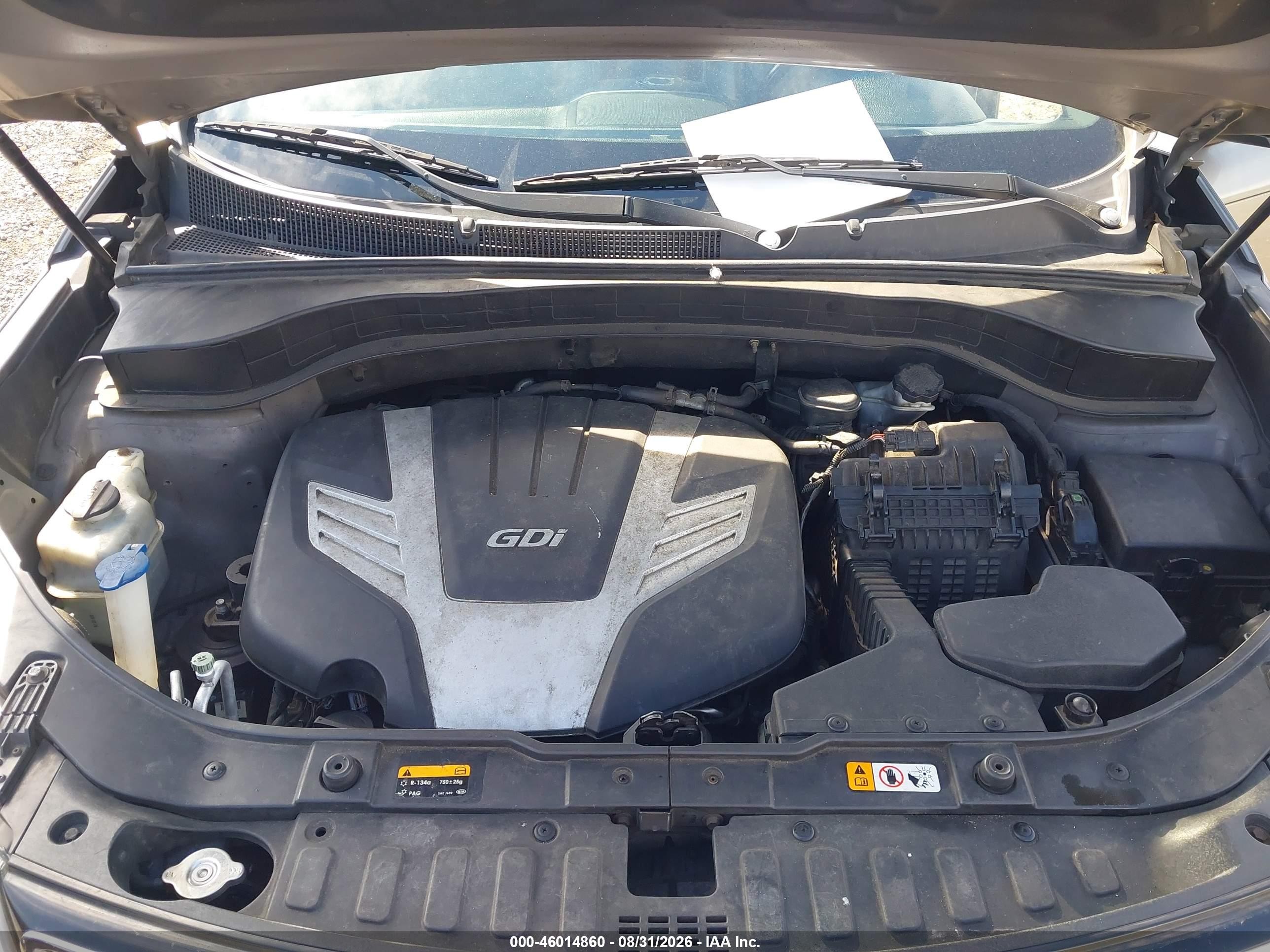 2014 Kia Sorento Limited V6 Серый vin: 5XYKW4A73EG463441