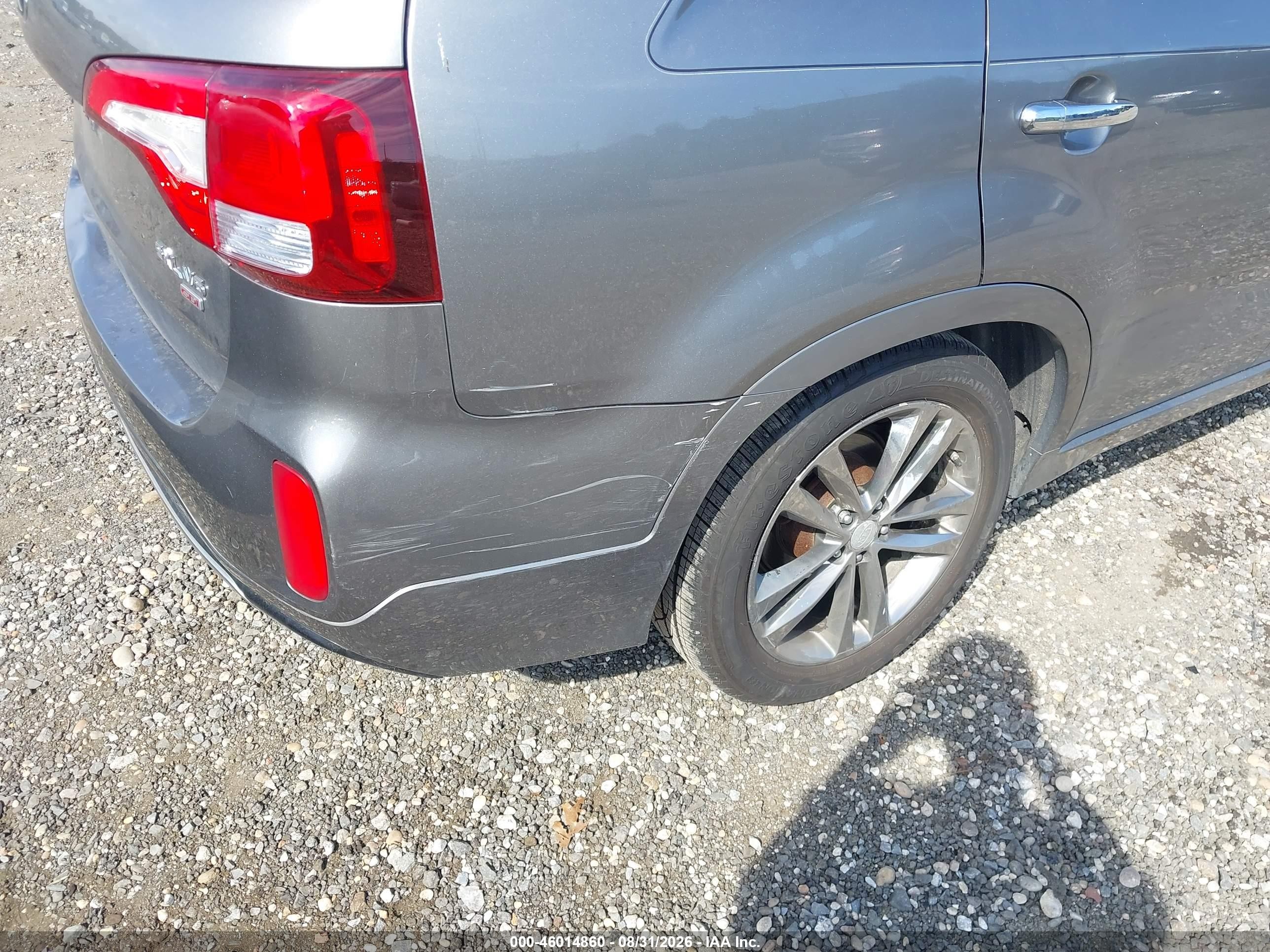 2014 Kia Sorento Limited V6 Серый vin: 5XYKW4A73EG463441