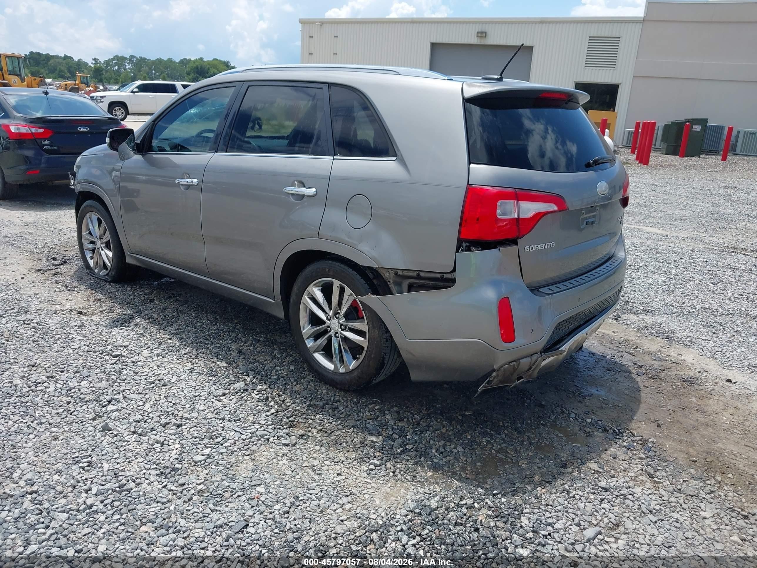 2014 Kia Sorento Limited V6 Серый vin: 5XYKW4A73EG476397