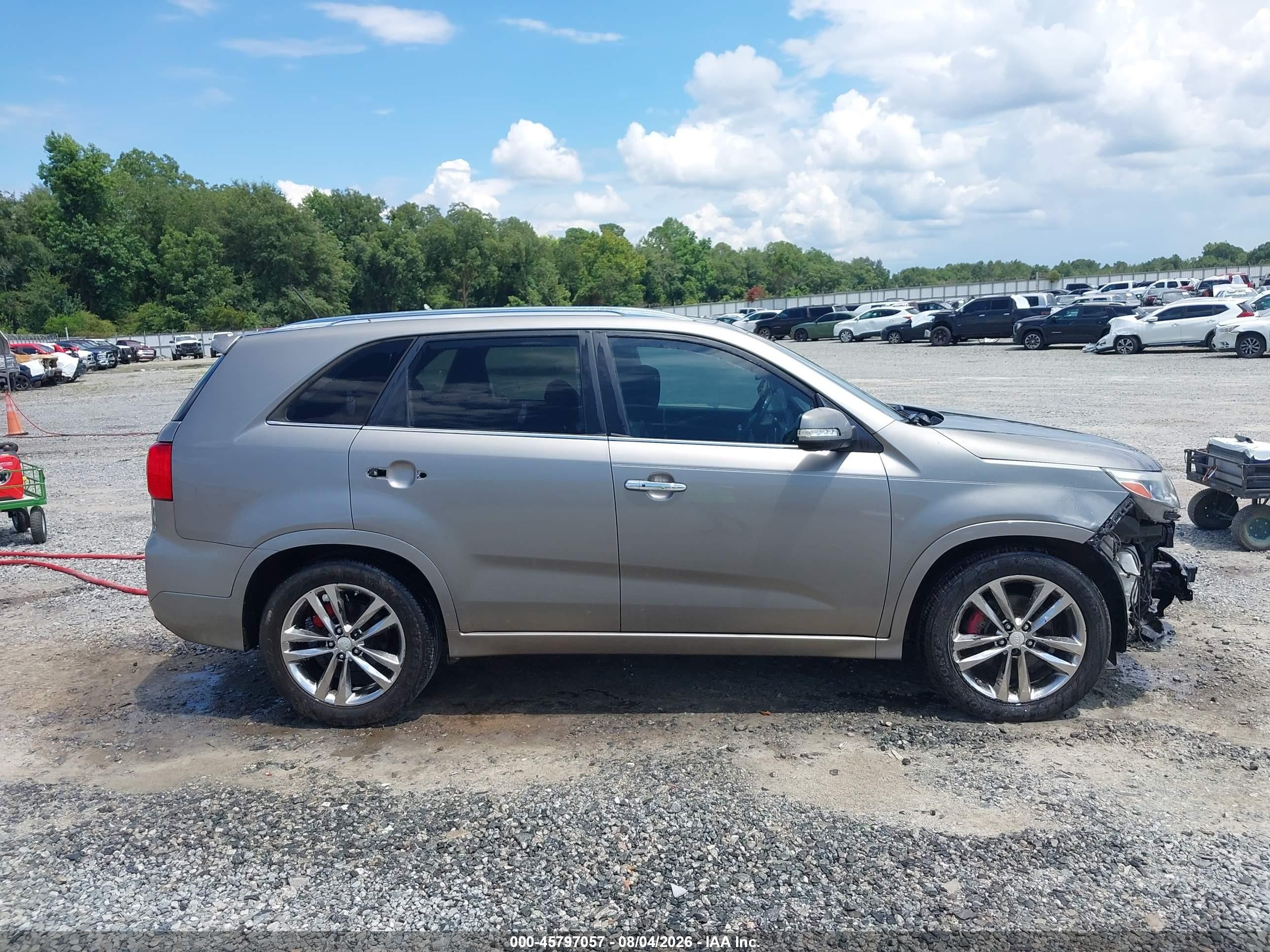 2014 Kia Sorento Limited V6 Серый vin: 5XYKW4A73EG476397
