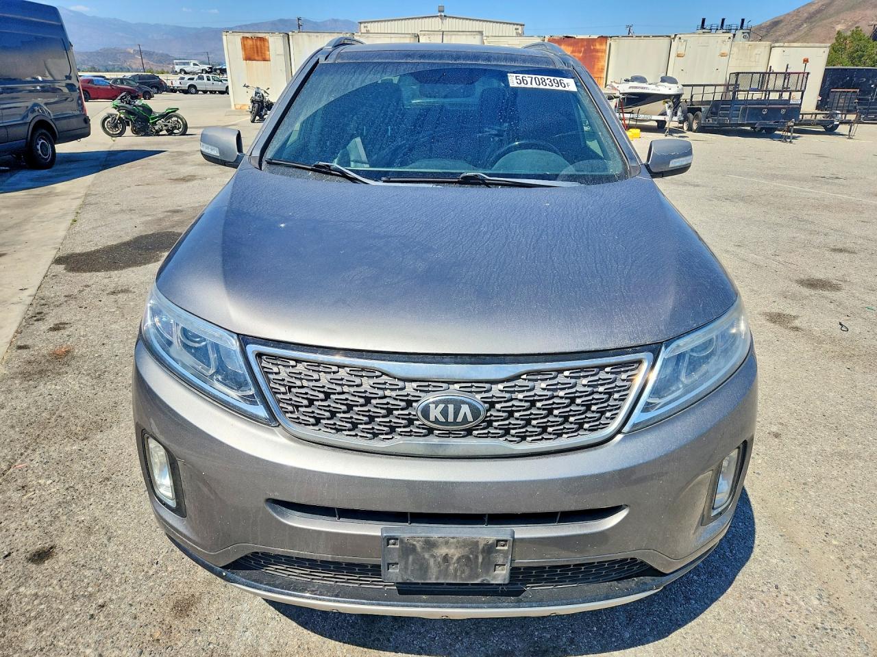 2015 Kia Sorento Sx Limited Gray vin: 5XYKW4A73FG580907