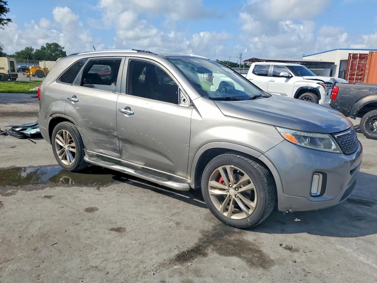 2014 Kia Sorento Sx Limited Gray vin: 5XYKW4A74EG446860