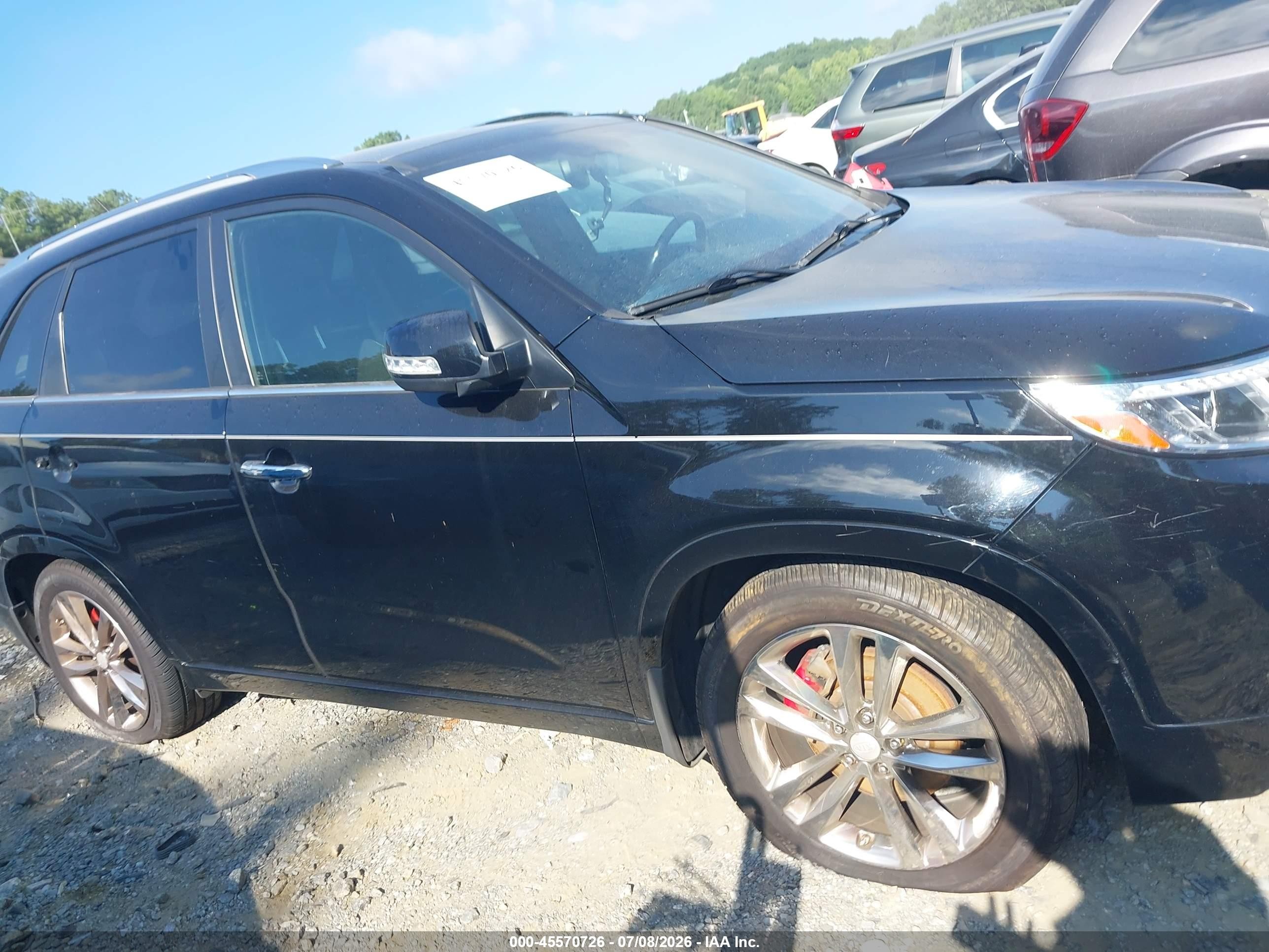 2014 Kia Sorento Limited V6 Black vin: 5XYKW4A74EG476067