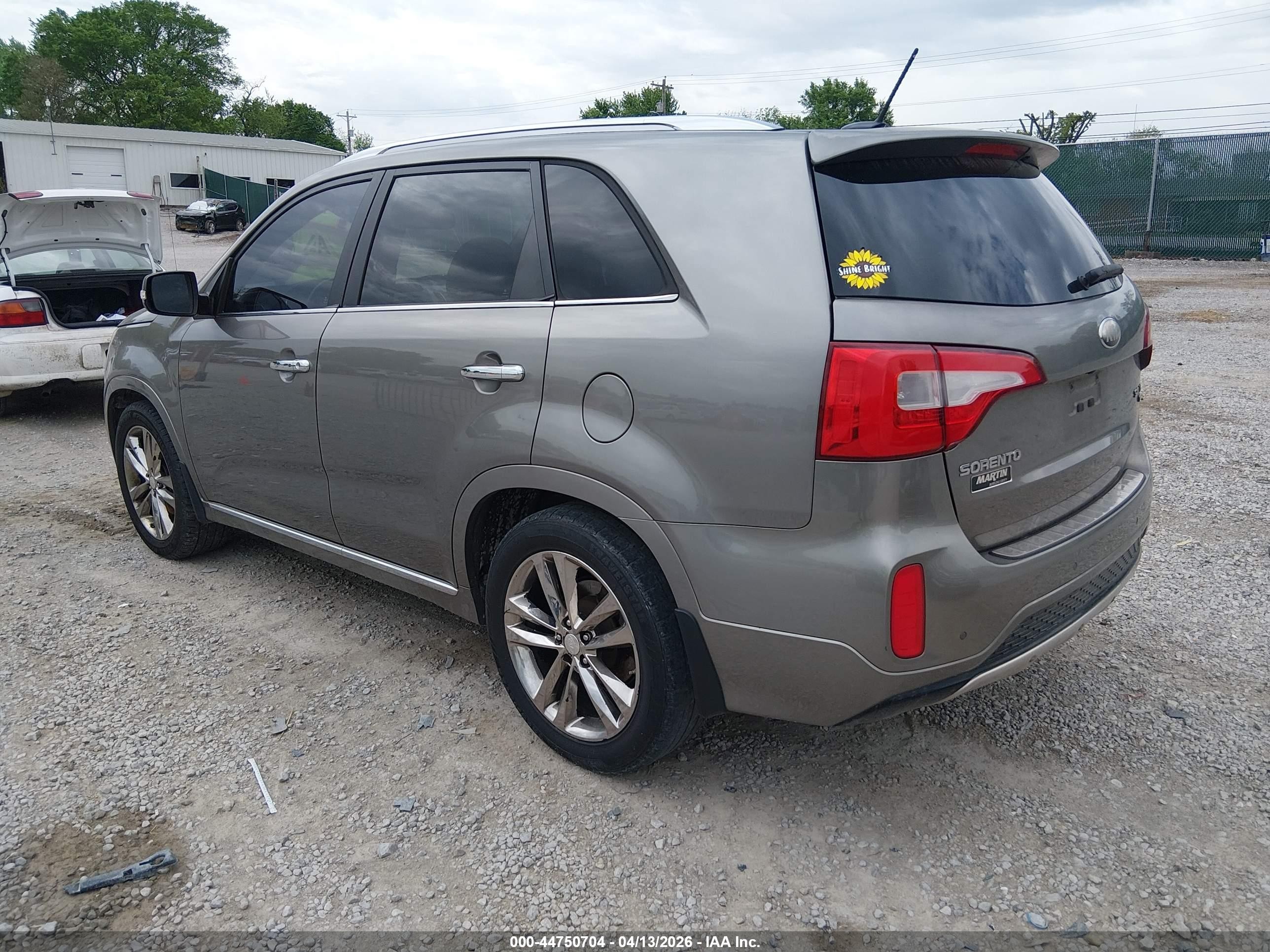 2014 Kia Sorento Limited V6 Tan vin: 5XYKW4A74EG484752