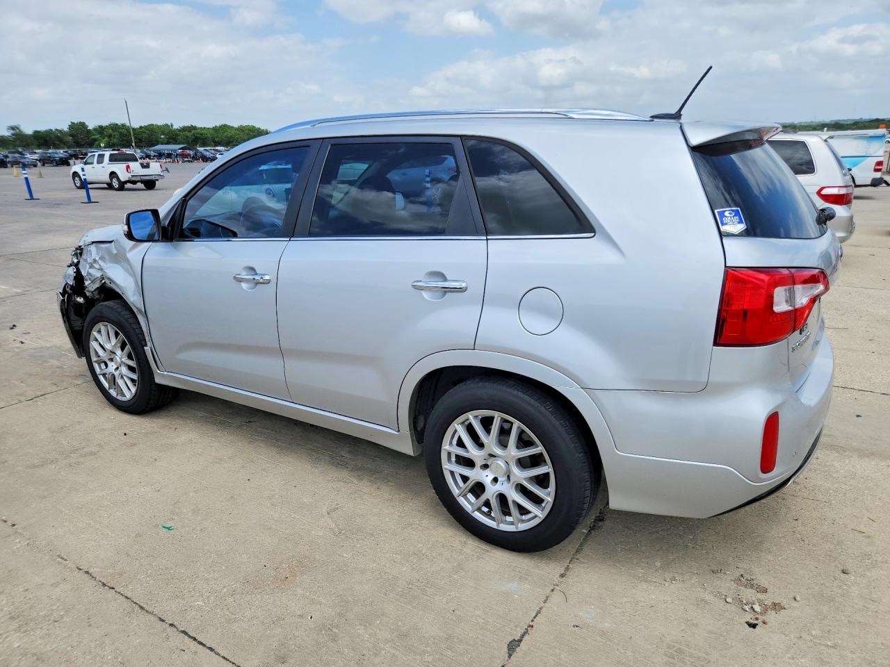 2015 Kia Sorento Sx Silver vin: 5XYKW4A74FG566045