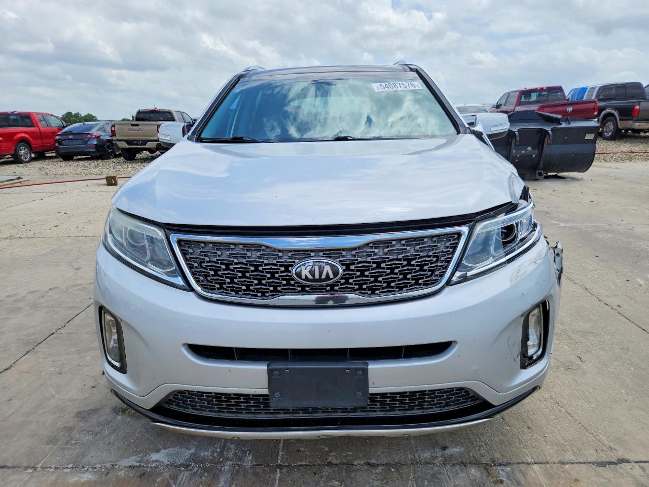 2015 Kia Sorento Sx Silver vin: 5XYKW4A74FG566045