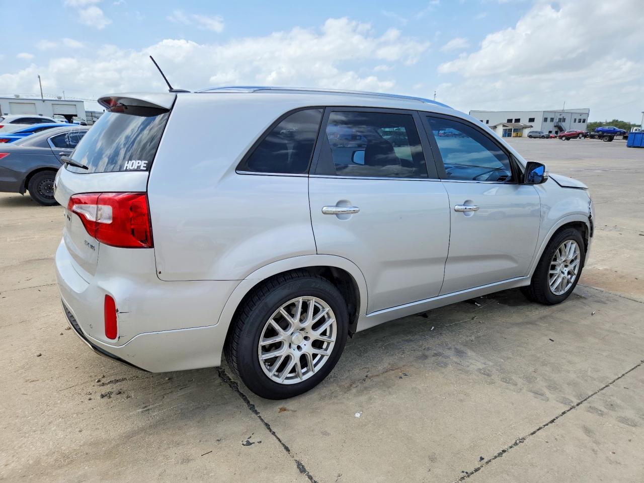 2015 Kia Sorento Sx Silver vin: 5XYKW4A74FG566045