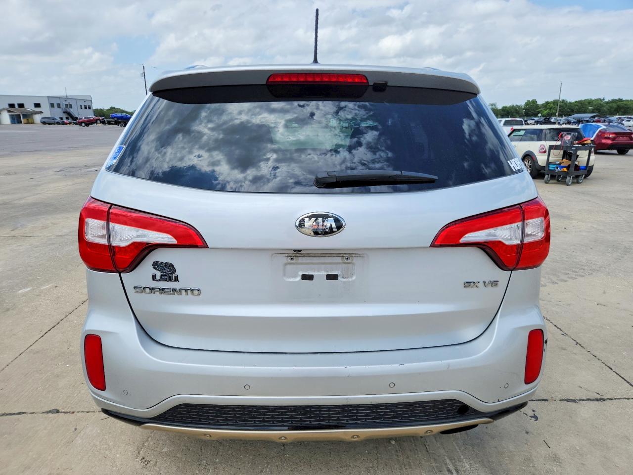 2015 Kia Sorento Sx Silver vin: 5XYKW4A74FG566045