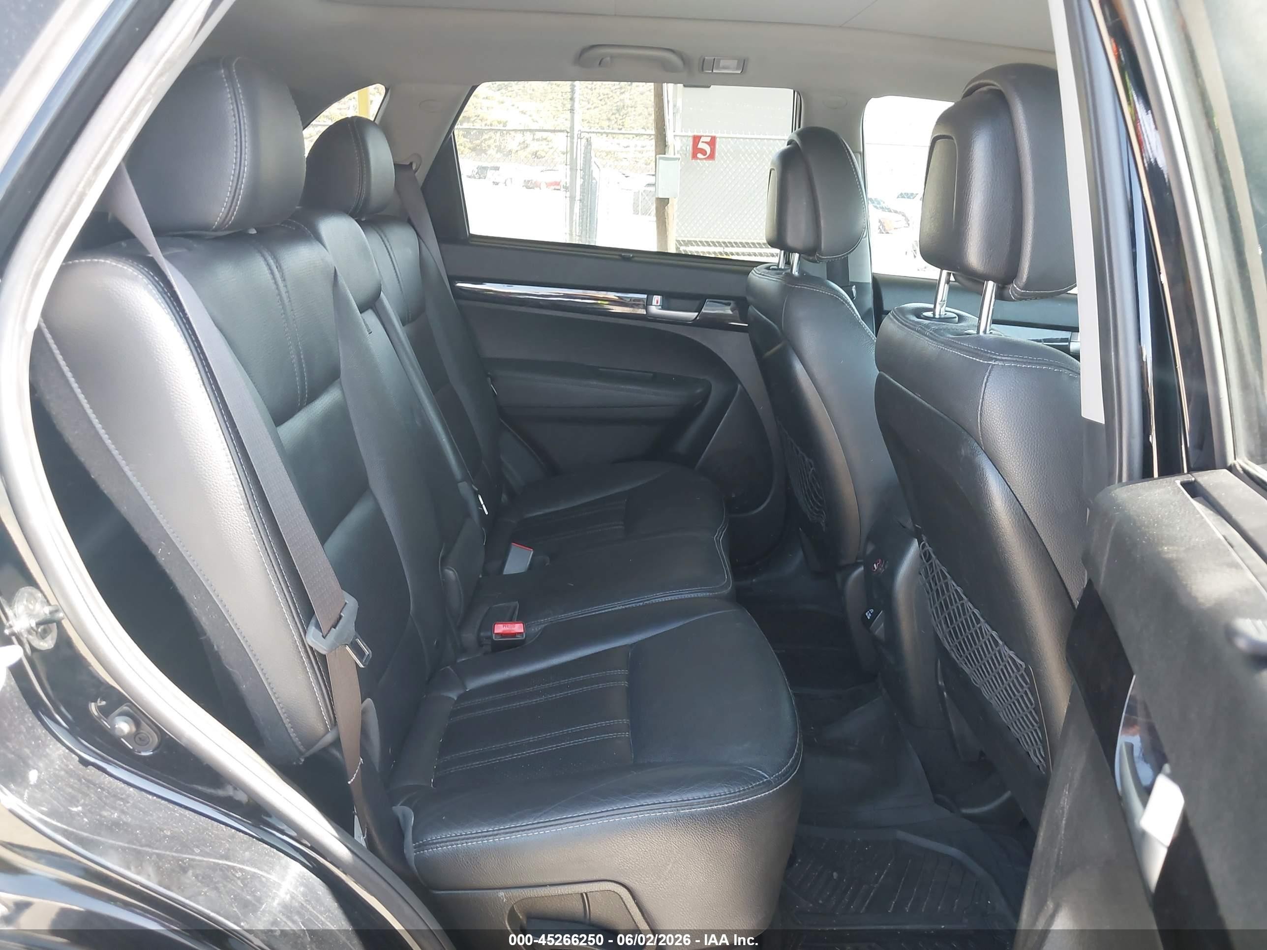 2015 Kia Sorento Sx V6 Black vin: 5XYKW4A74FG581760