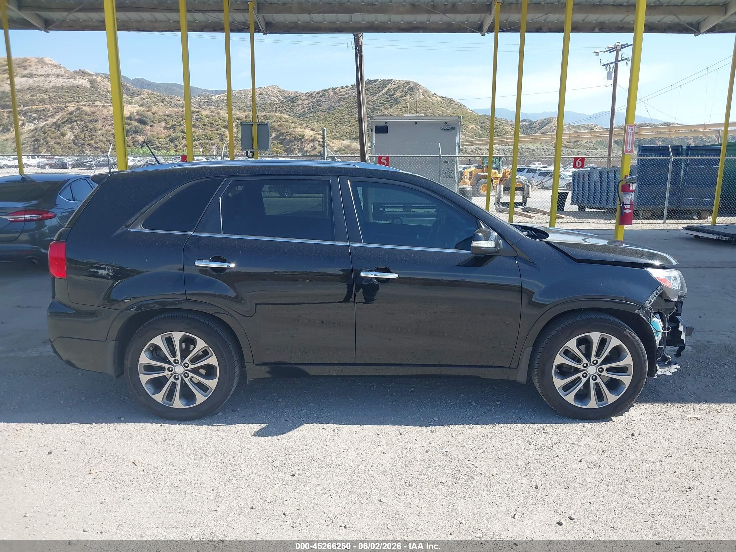 2015 Kia Sorento Sx V6 Black vin: 5XYKW4A74FG581760