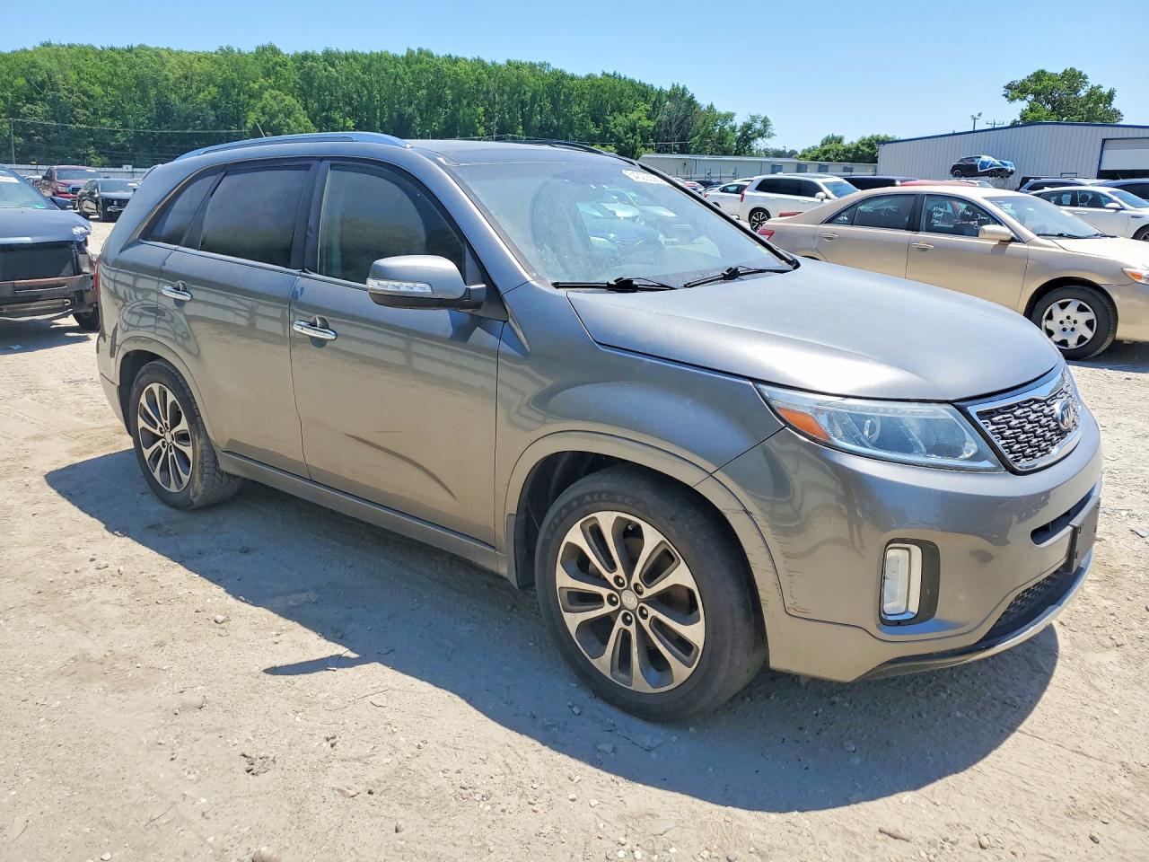 2014 Kia Sorento Sx Серый vin: 5XYKW4A75EG433051