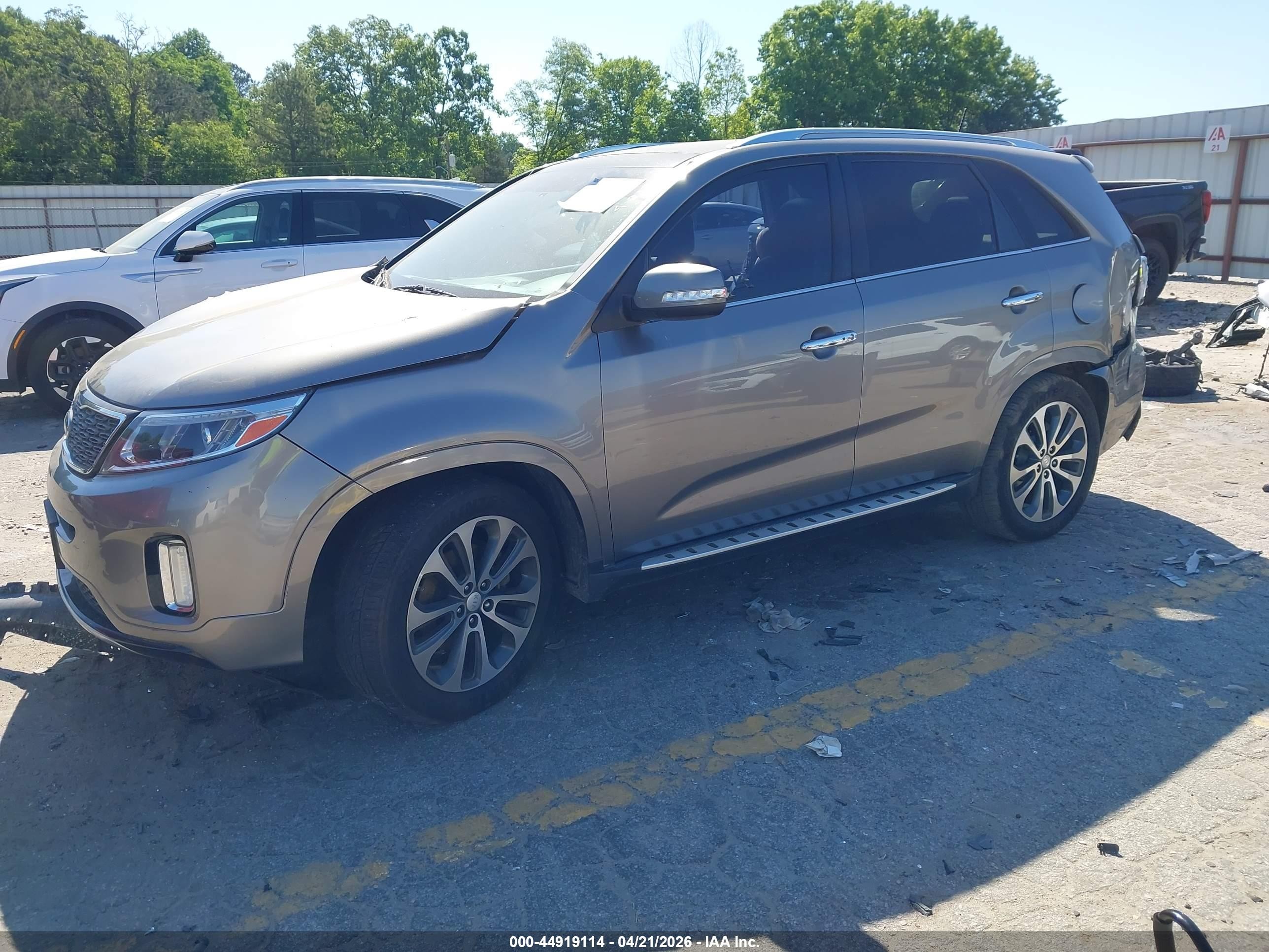 2014 Kia Sorento Sx Beige vin: 5XYKW4A75EG465997