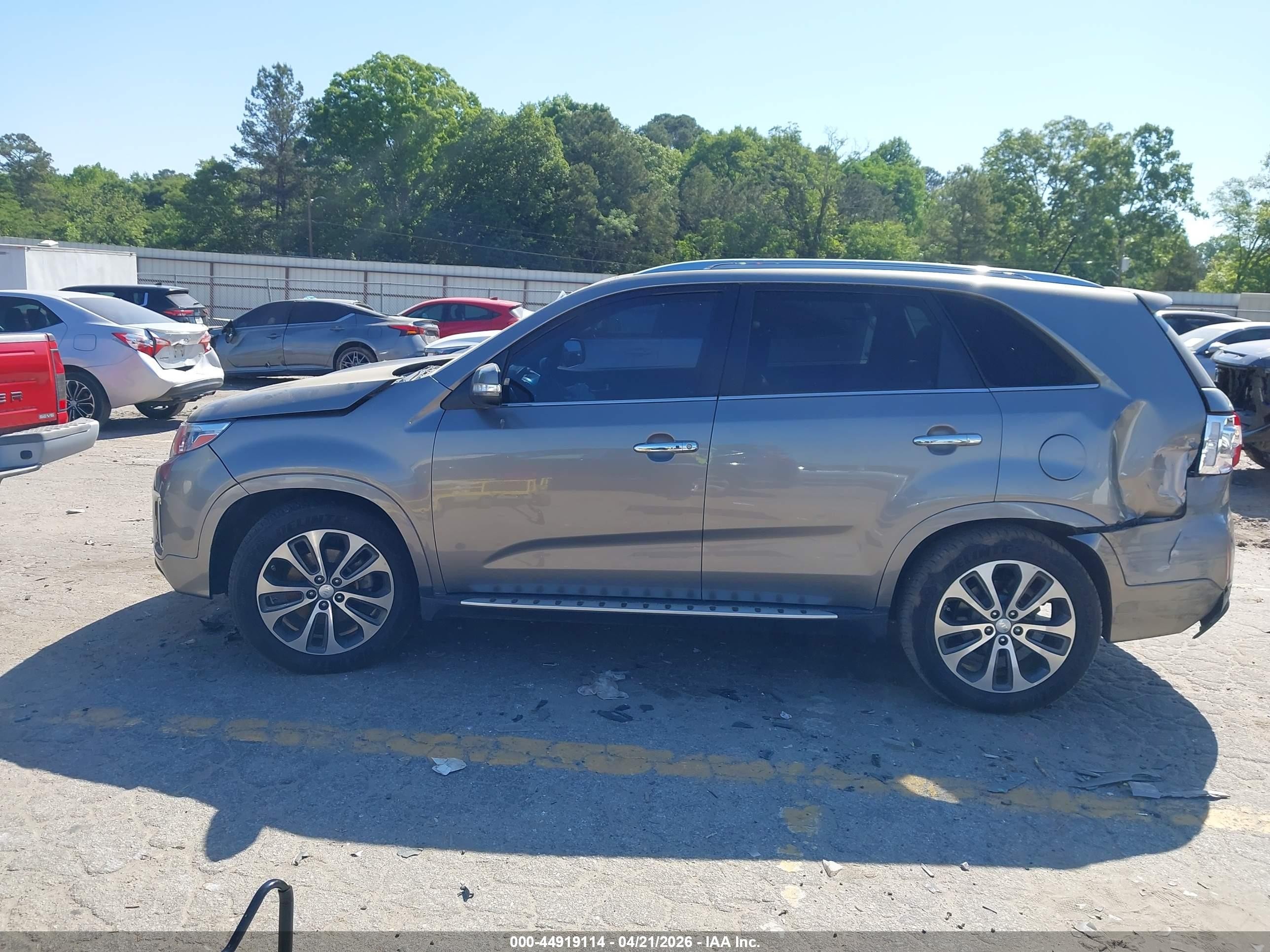 2014 Kia Sorento Sx Beige vin: 5XYKW4A75EG465997