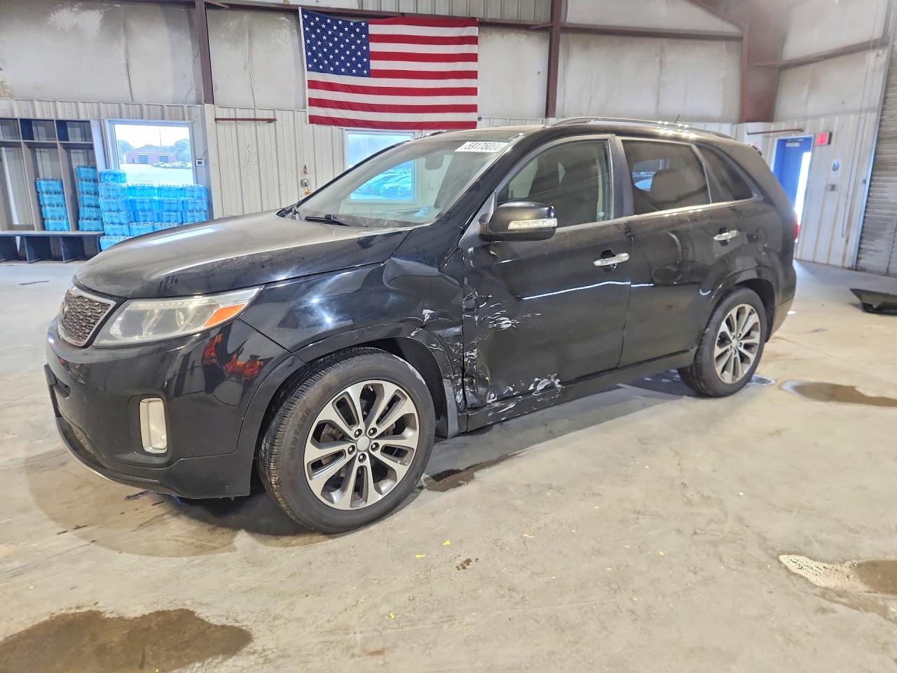 2014 Kia Sorento Sx Черный vin: 5XYKW4A75EG492410
