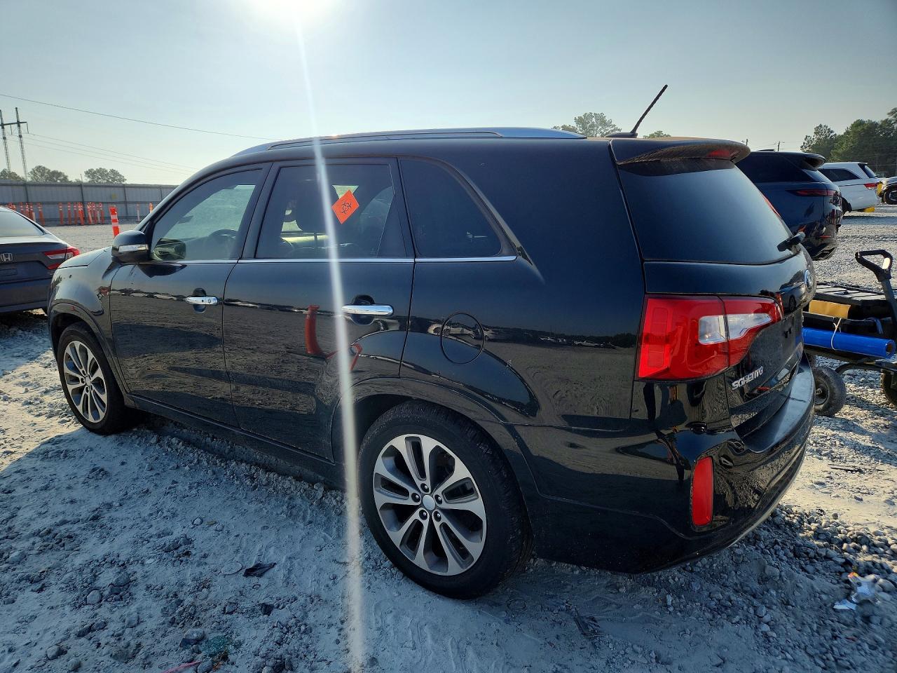 2015 Kia Sorento Sx Черный vin: 5XYKW4A75FG565261