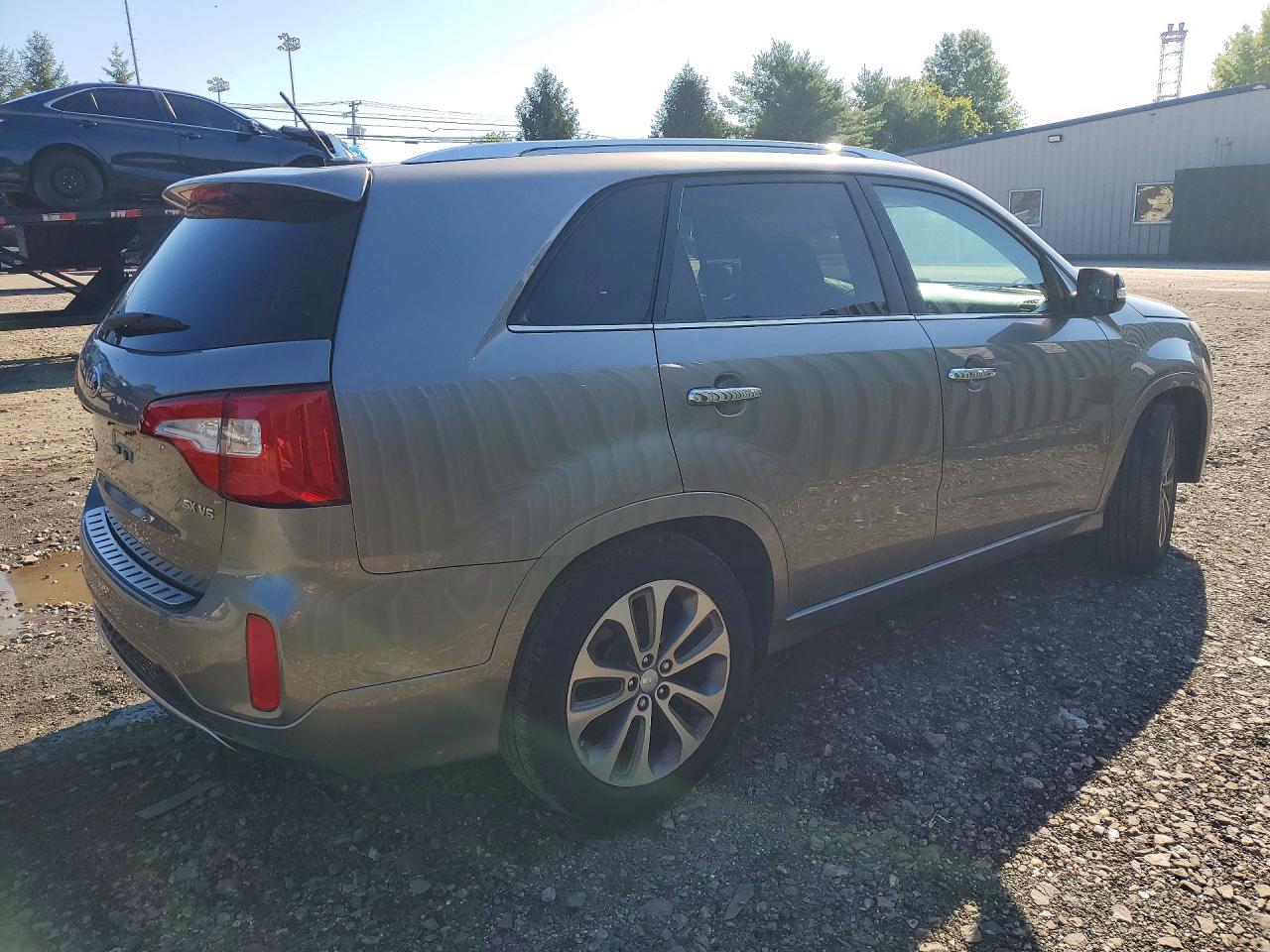 2015 Kia Sorento Sx Silver vin: 5XYKW4A75FG573067
