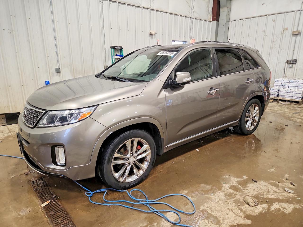 2015 Kia Sorento Sx Limited Gray vin: 5XYKW4A75FG575014