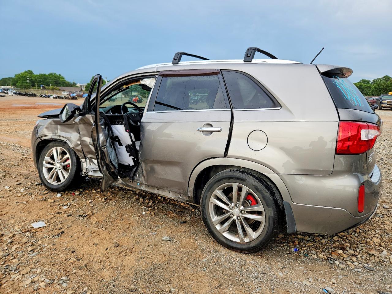2015 Kia Sorento Sx Limited Серый vin: 5XYKW4A75FG577622