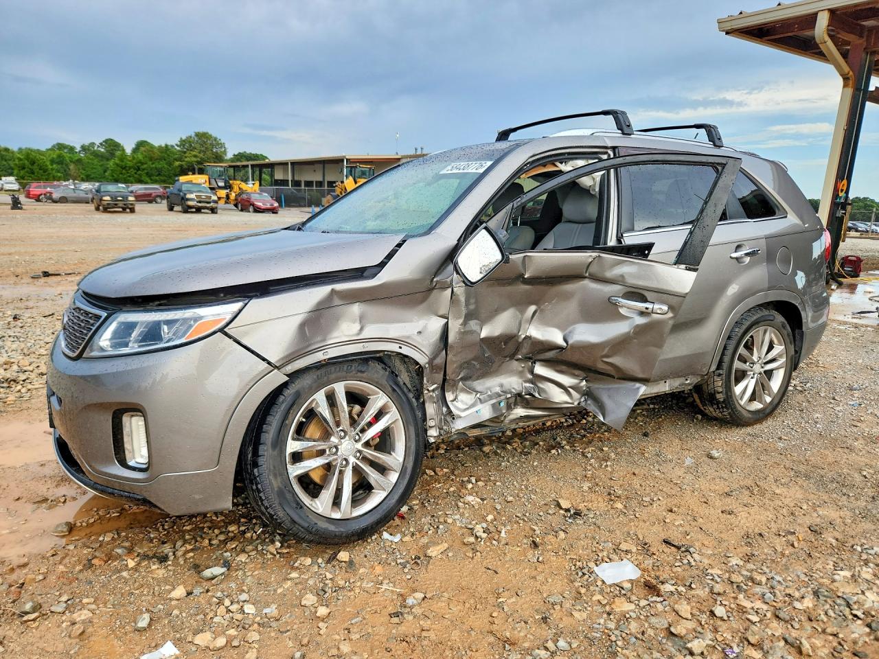 2015 Kia Sorento Sx Limited Gray vin: 5XYKW4A75FG577622