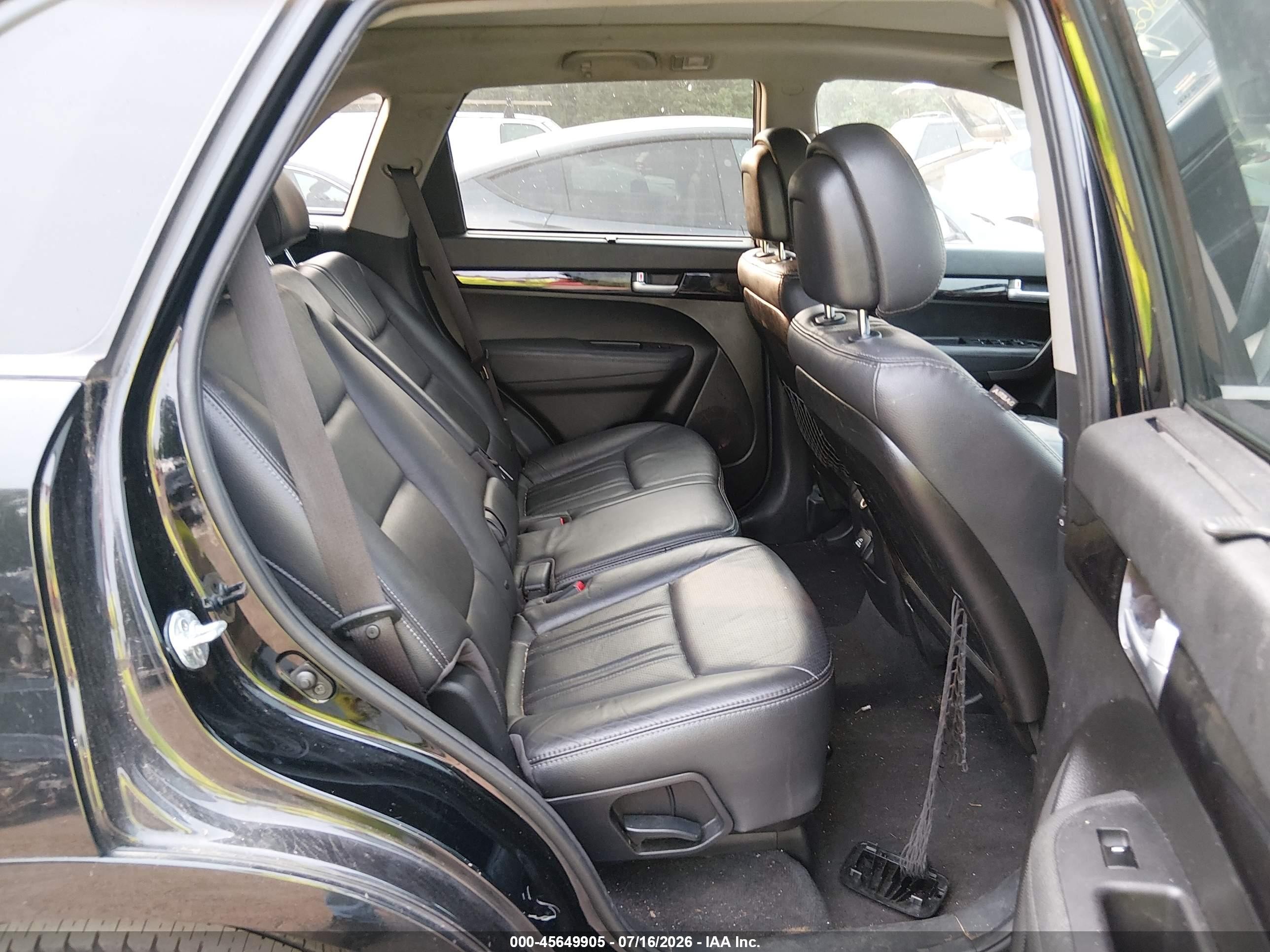 2015 Kia Sorento Sx V6 Черный vin: 5XYKW4A75FG647605