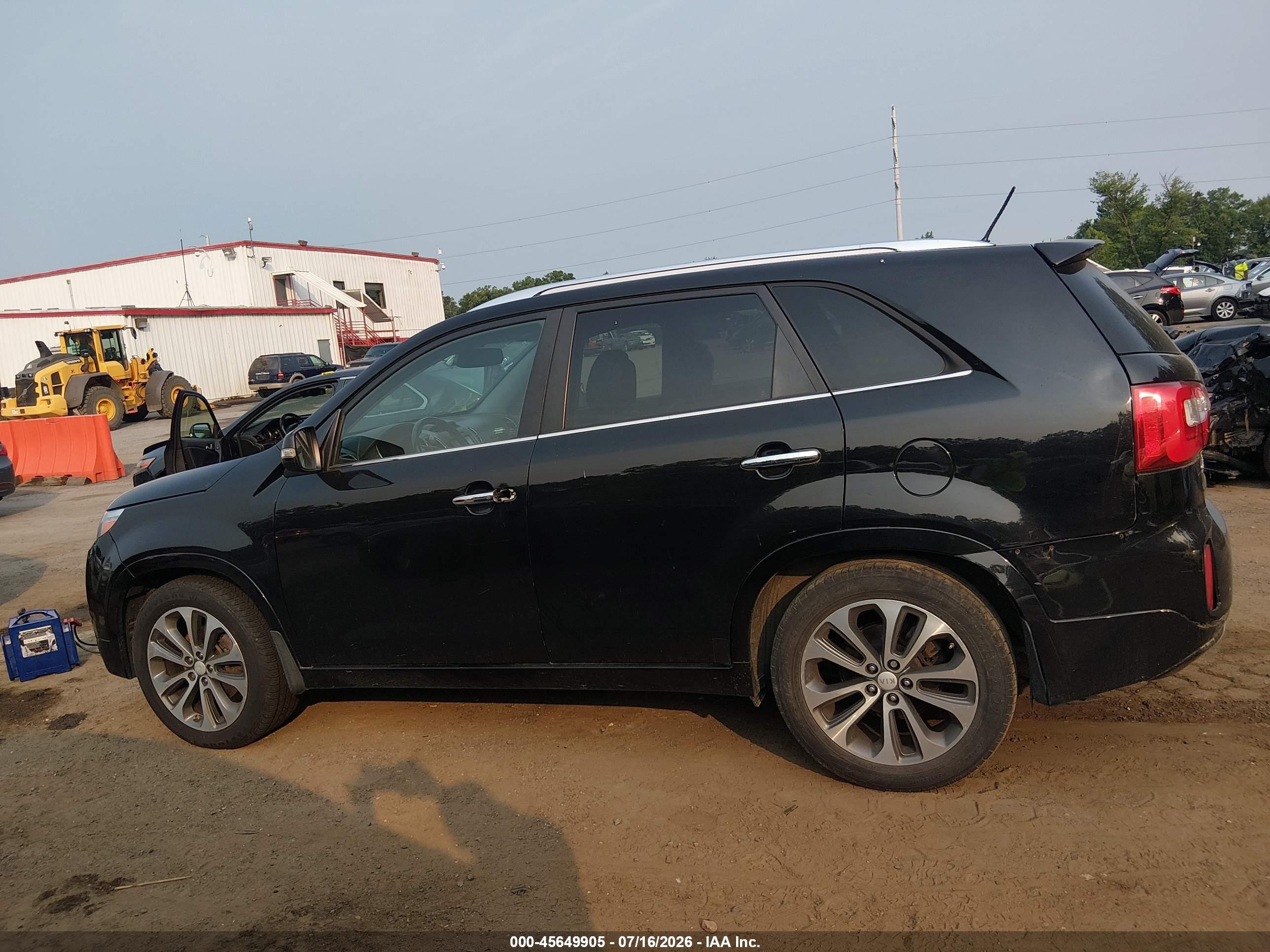 2015 Kia Sorento Sx V6 Черный vin: 5XYKW4A75FG647605