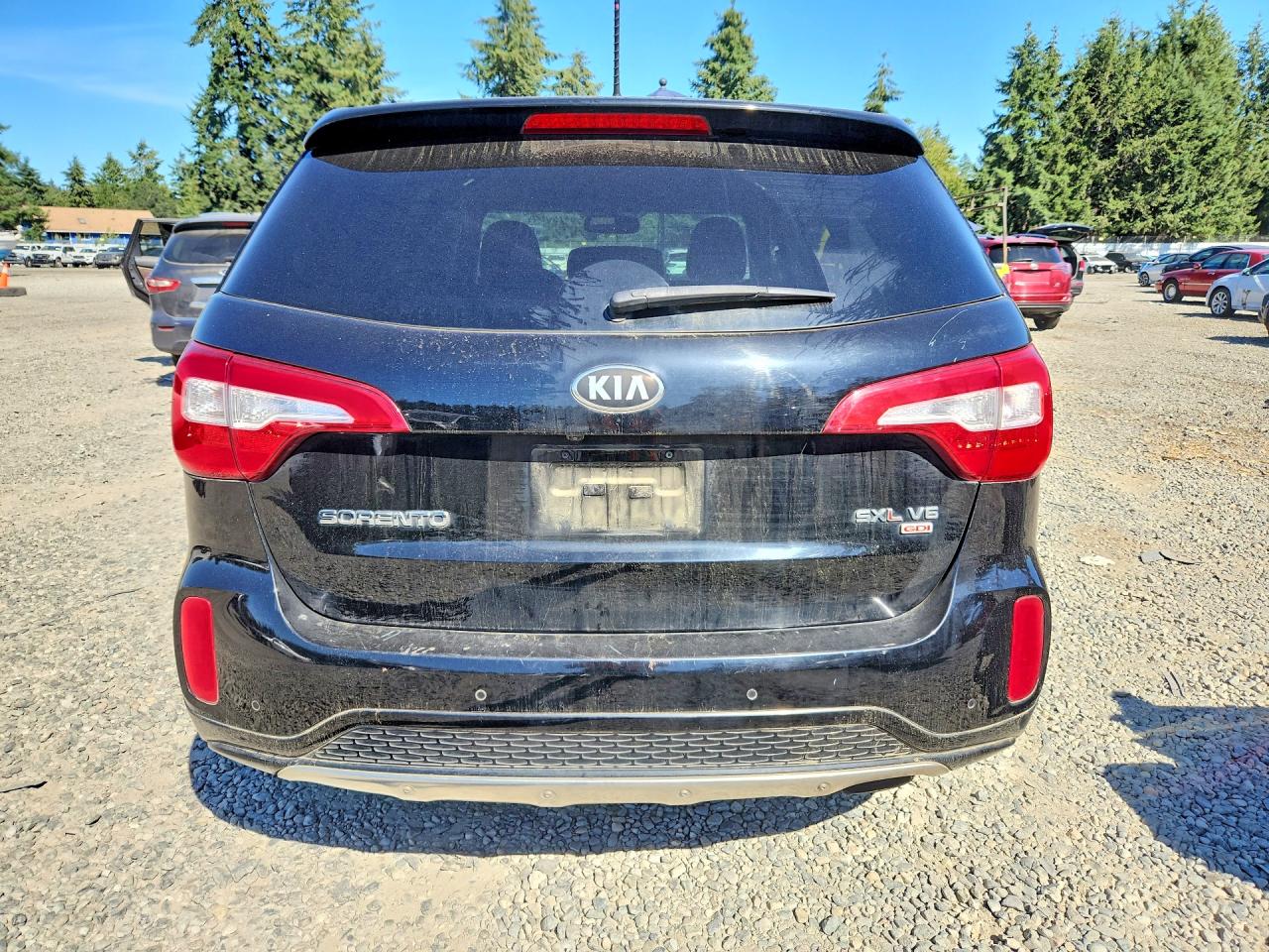 2014 Kia Sorento Sx Limited Черный vin: 5XYKW4A76EG443927