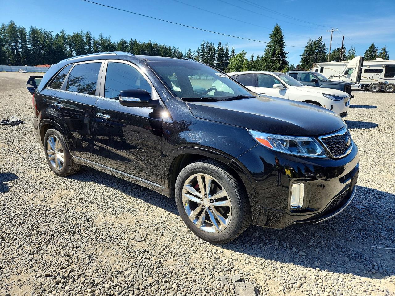 2014 Kia Sorento Sx Limited Черный vin: 5XYKW4A76EG443927