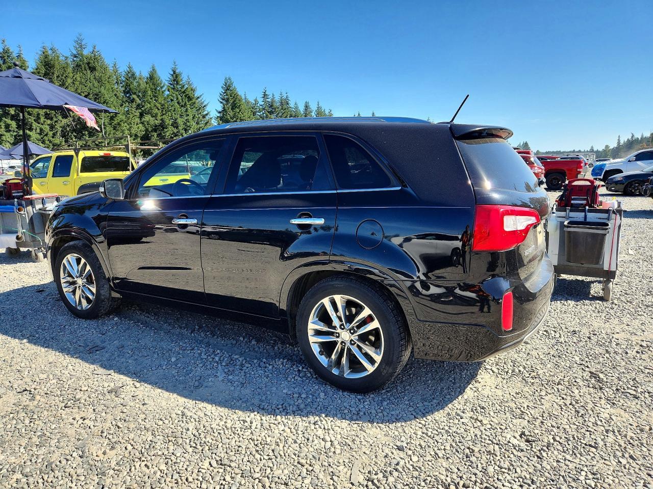 2014 Kia Sorento Sx Limited Черный vin: 5XYKW4A76EG443927