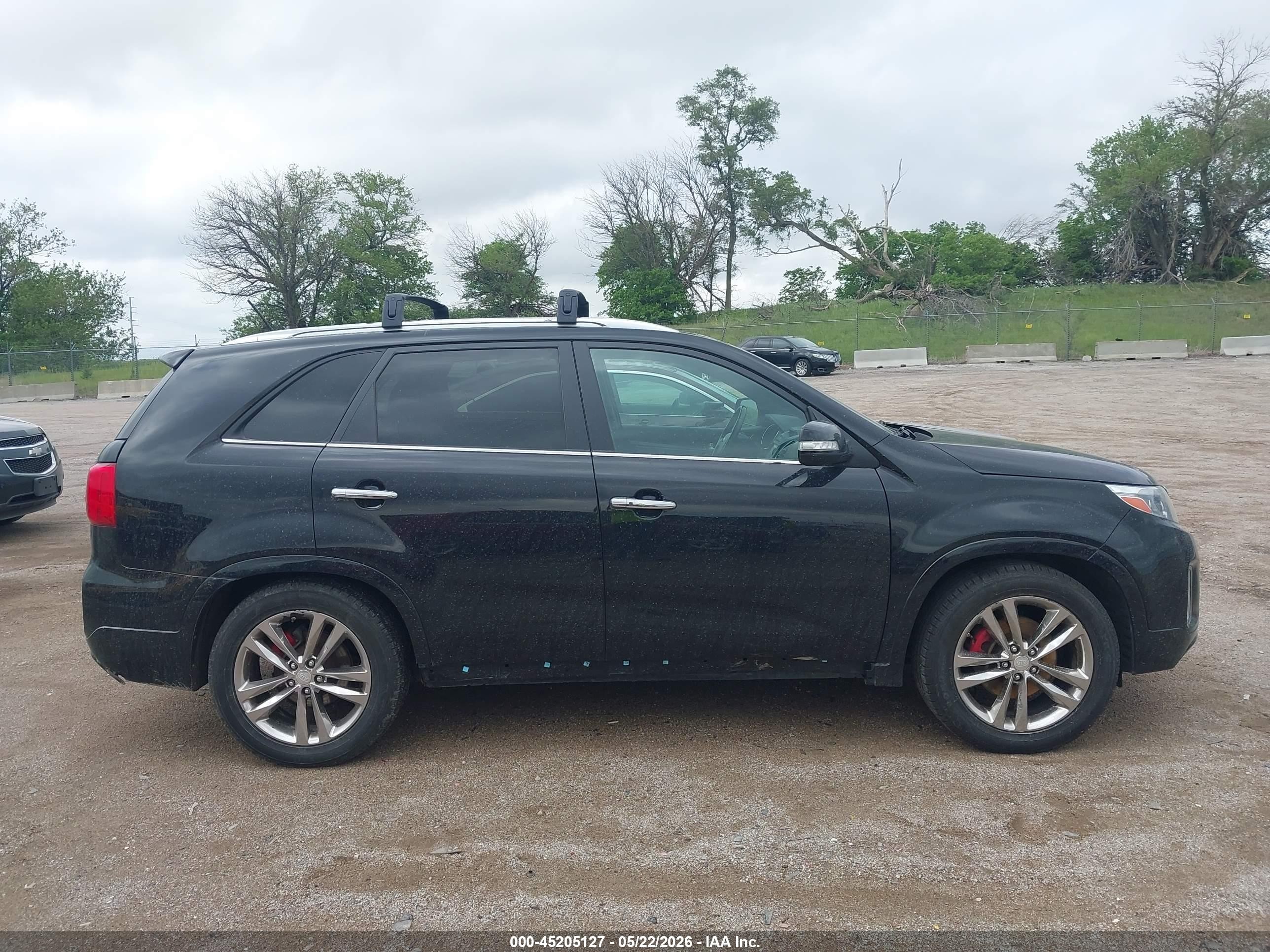 2015 Kia Sorento Limited V6 Black vin: 5XYKW4A76FG655633