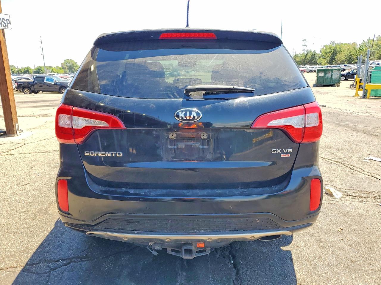 2014 Kia Sorento Sx Black vin: 5XYKW4A78EG431407