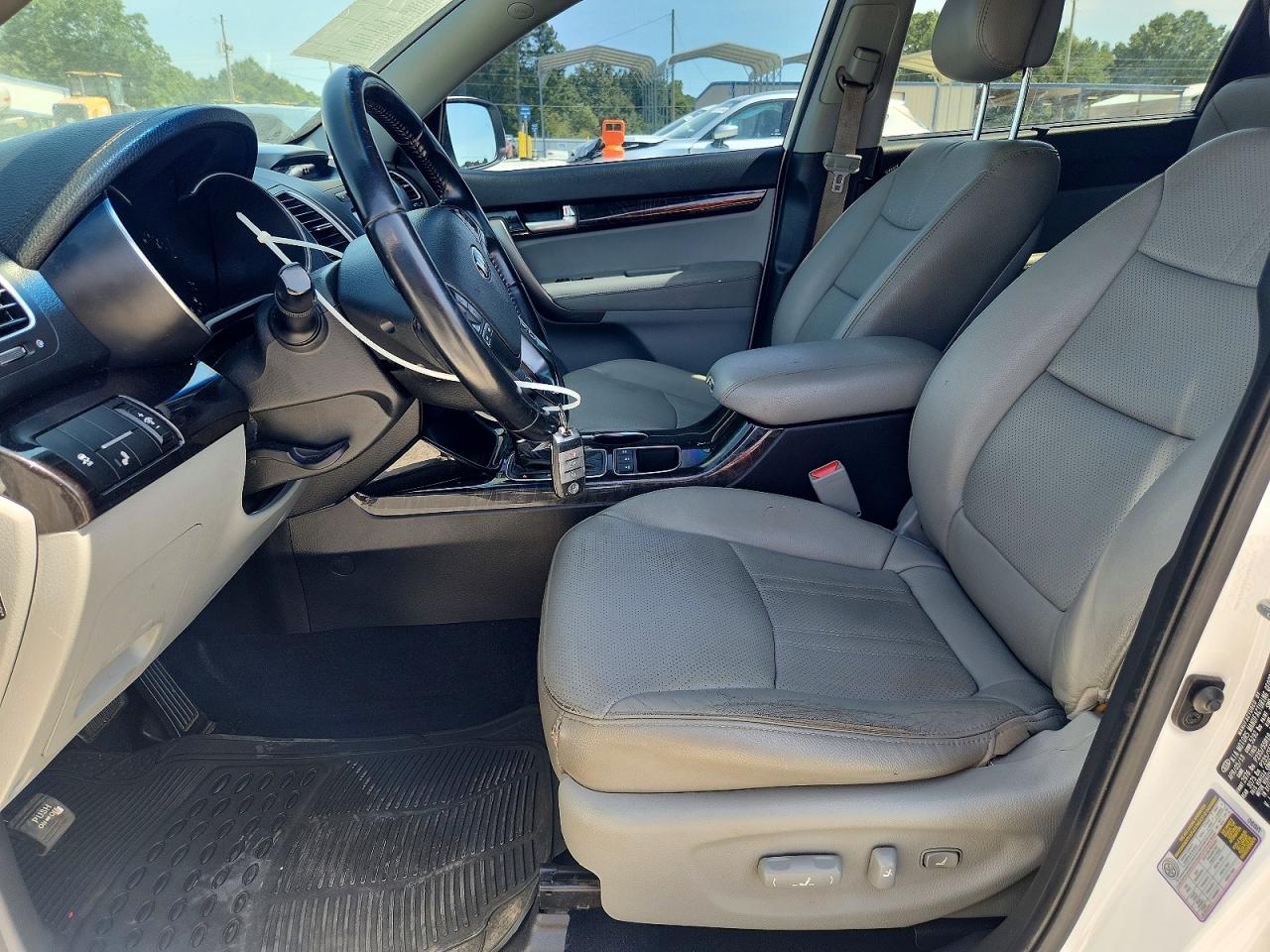 2014 Kia Sorento Sx White vin: 5XYKW4A78EG454086