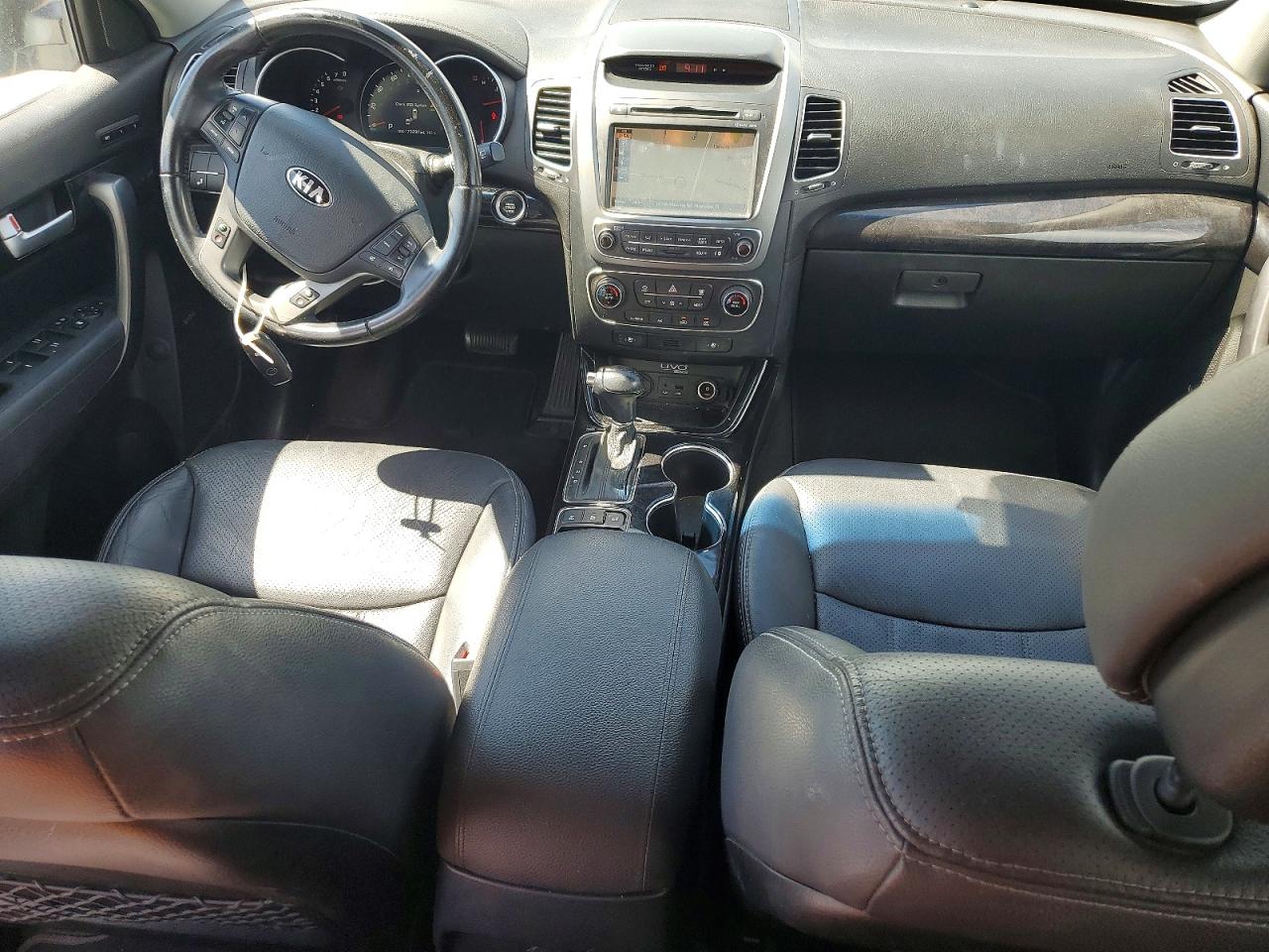 2015 Kia Sorento Sx White vin: 5XYKW4A78FG651373