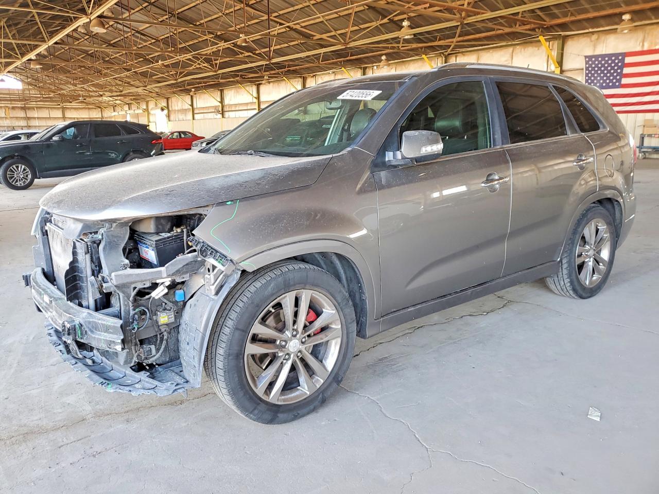 2014 Kia Sorento Sx Limited Серый vin: 5XYKW4A79EG451410