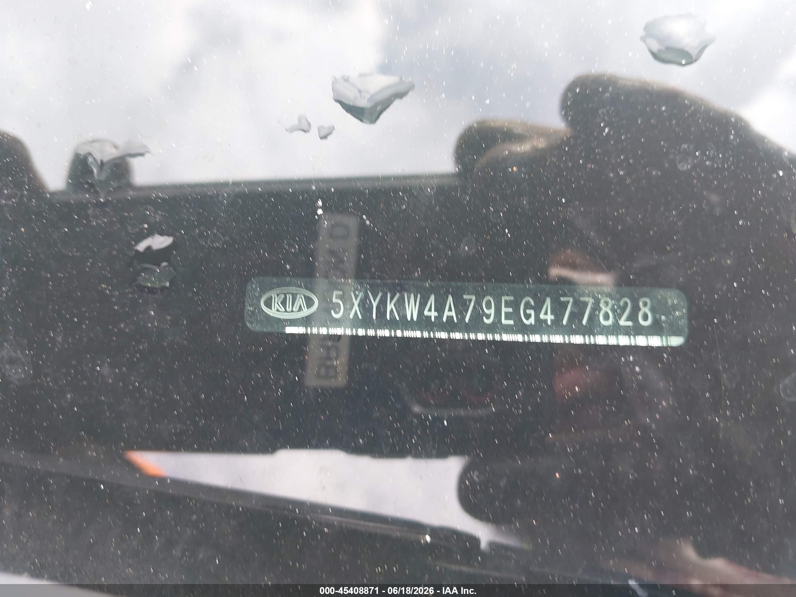 2014 Kia Sorento Sx Gray vin: 5XYKW4A79EG477828