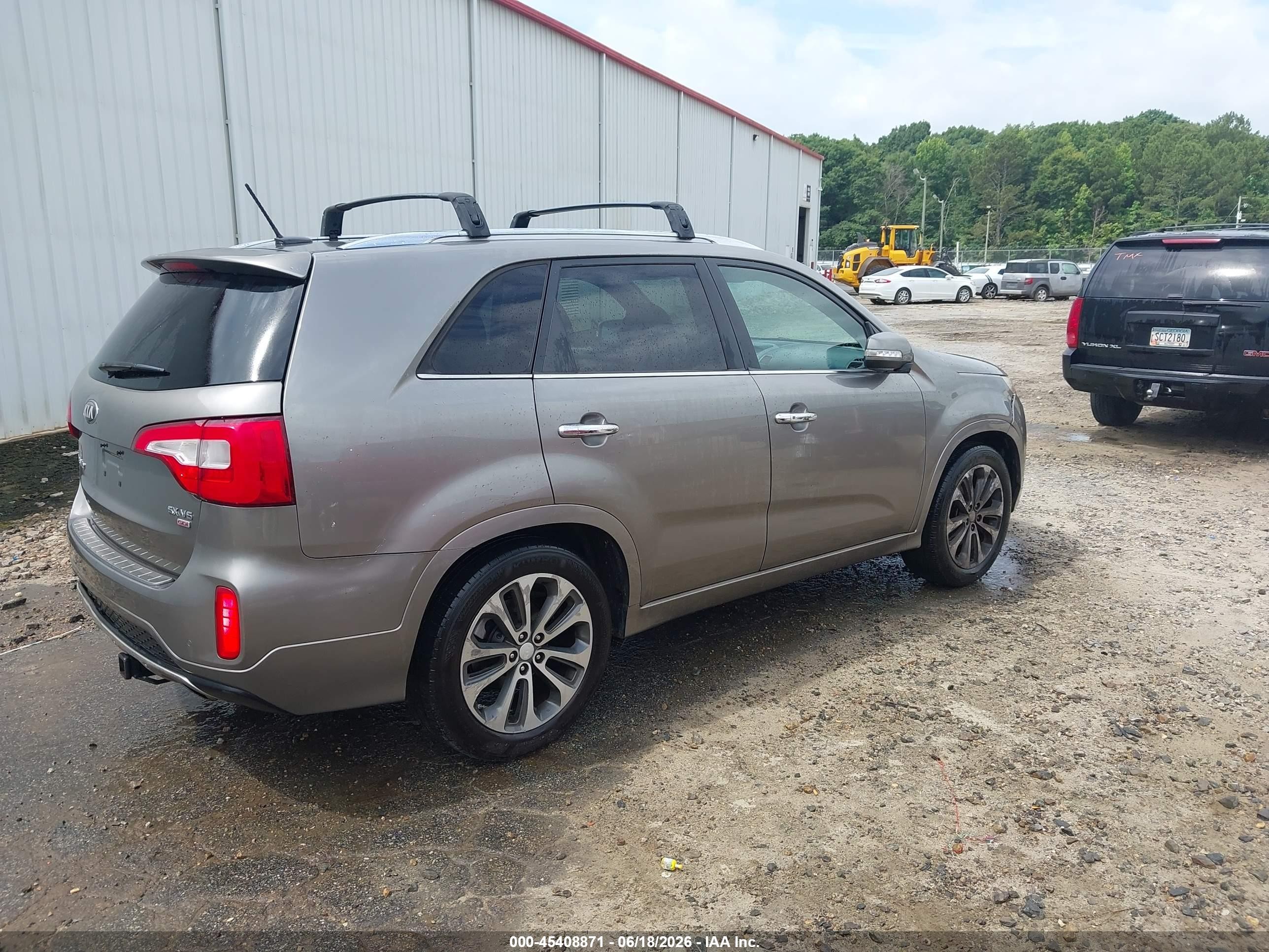2014 Kia Sorento Sx Gray vin: 5XYKW4A79EG477828