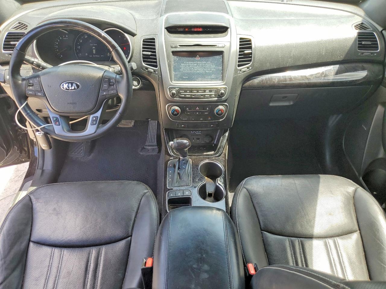2014 Kia Sorento Sx Limited Черный vin: 5XYKW4A7XEG498266