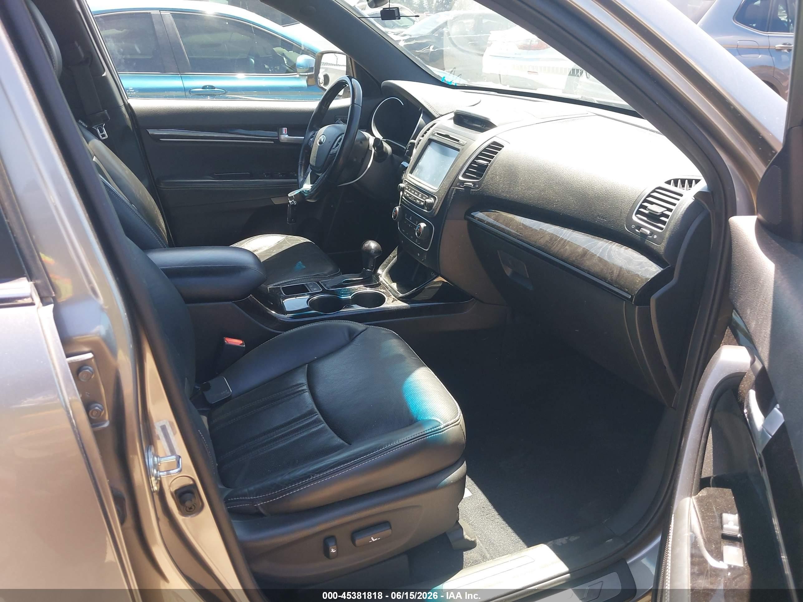 2015 Kia Sorento Limited V6 Gray vin: 5XYKW4A7XFG616897