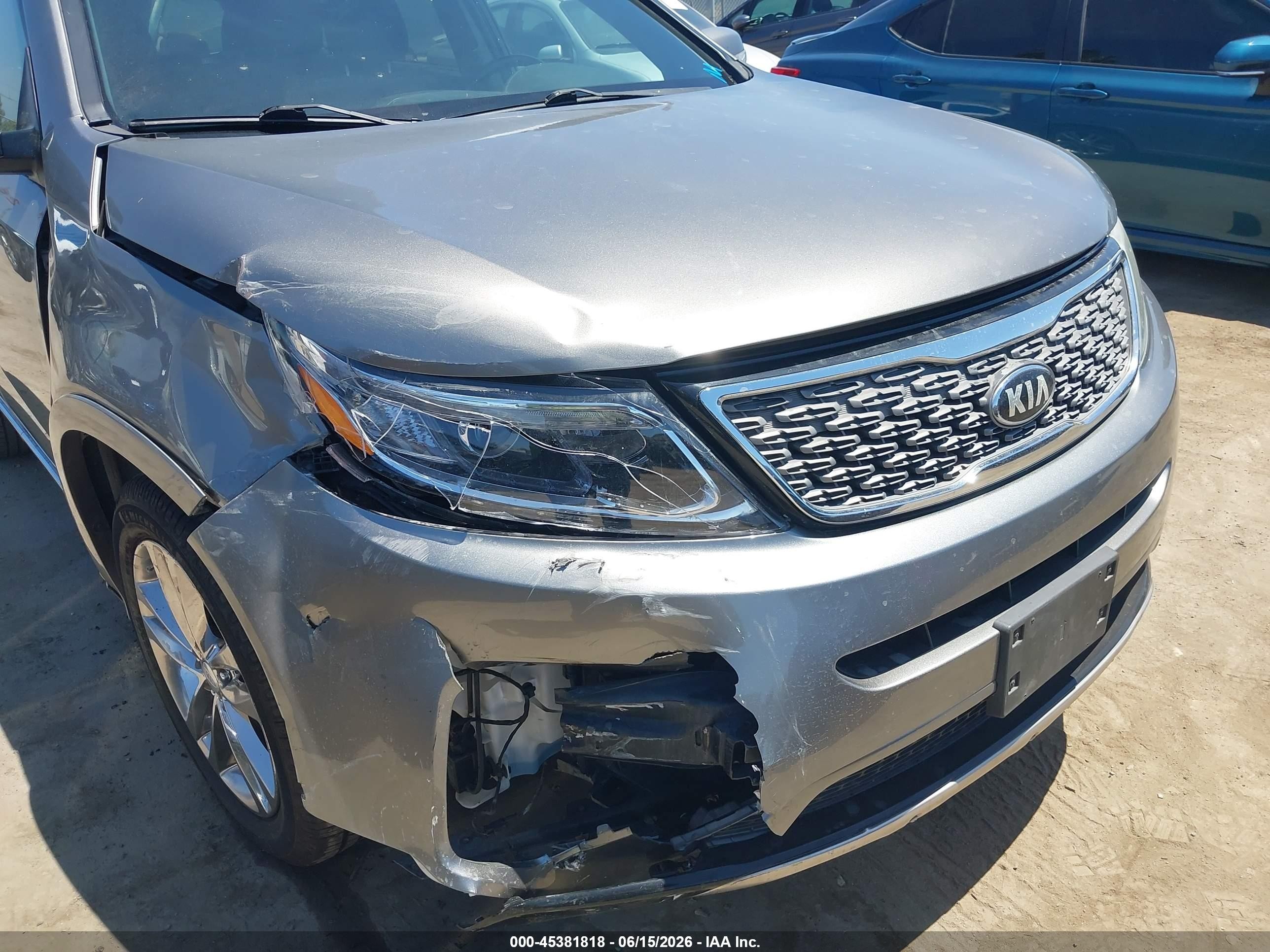 2015 Kia Sorento Limited V6 Gray vin: 5XYKW4A7XFG616897