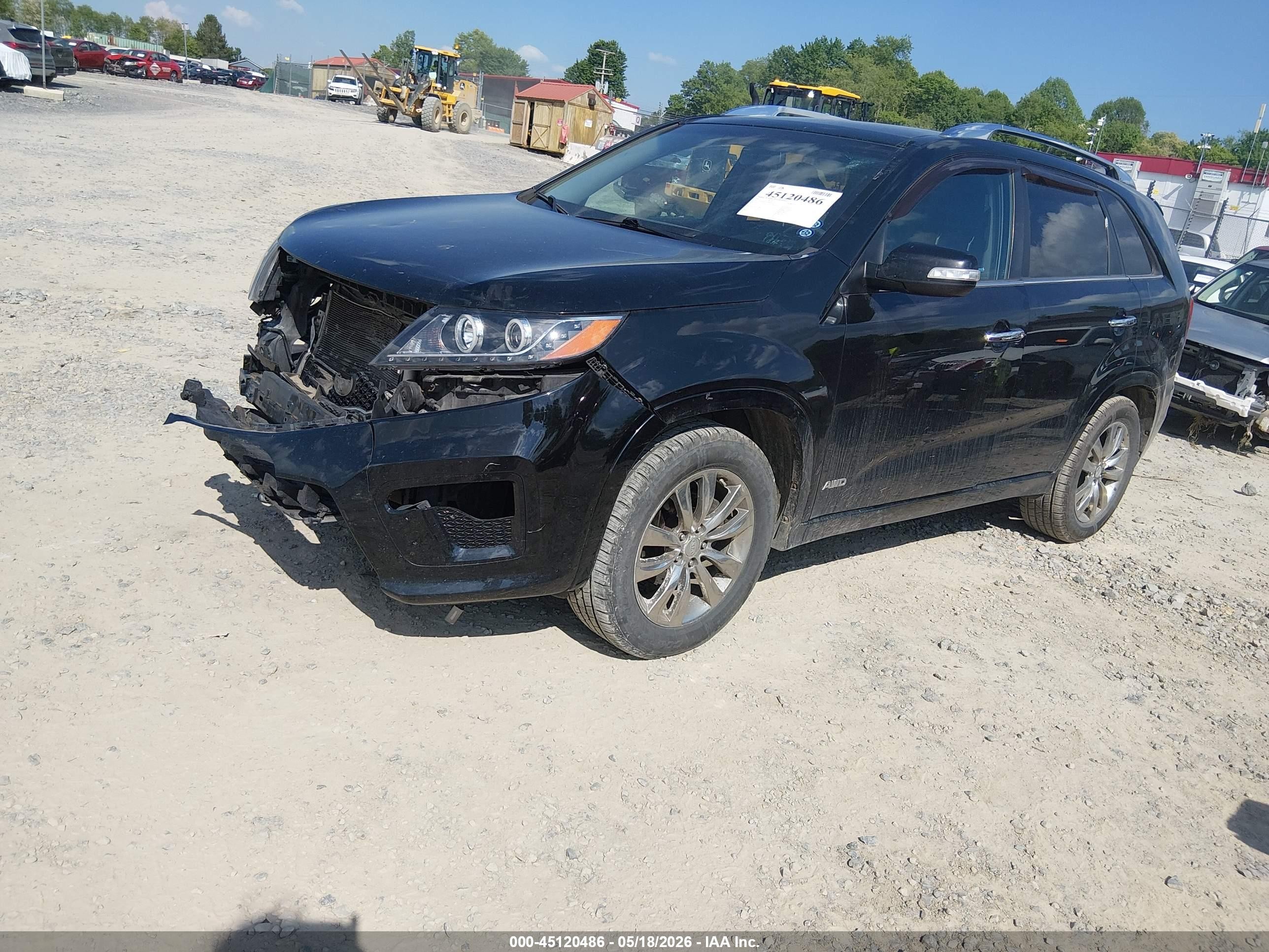 2011 Kia Sorento Sx V6 Blue vin: 5XYKWDA20BG097504