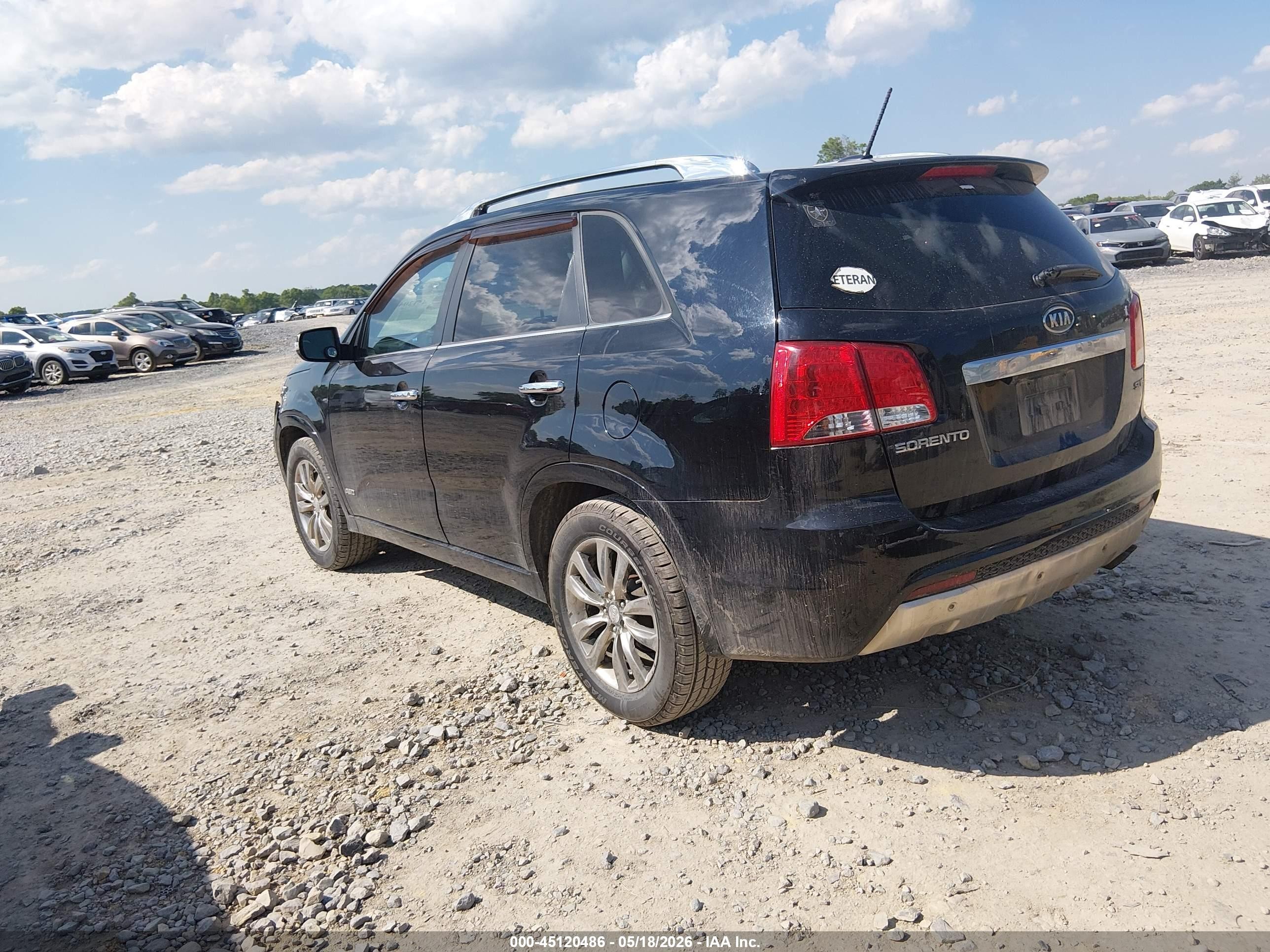 2011 Kia Sorento Sx V6 Blue vin: 5XYKWDA20BG097504