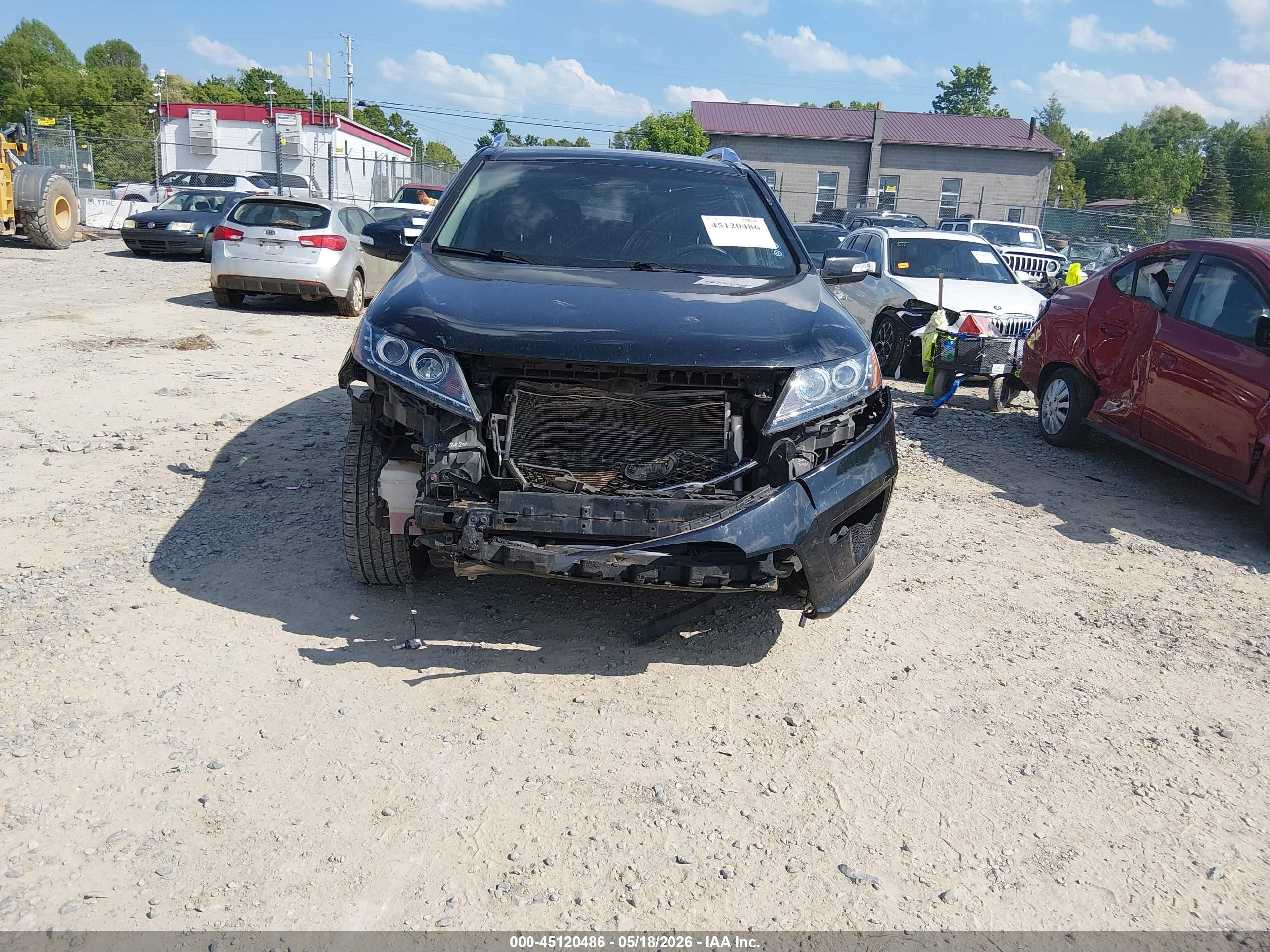 2011 Kia Sorento Sx V6 Blue vin: 5XYKWDA20BG097504