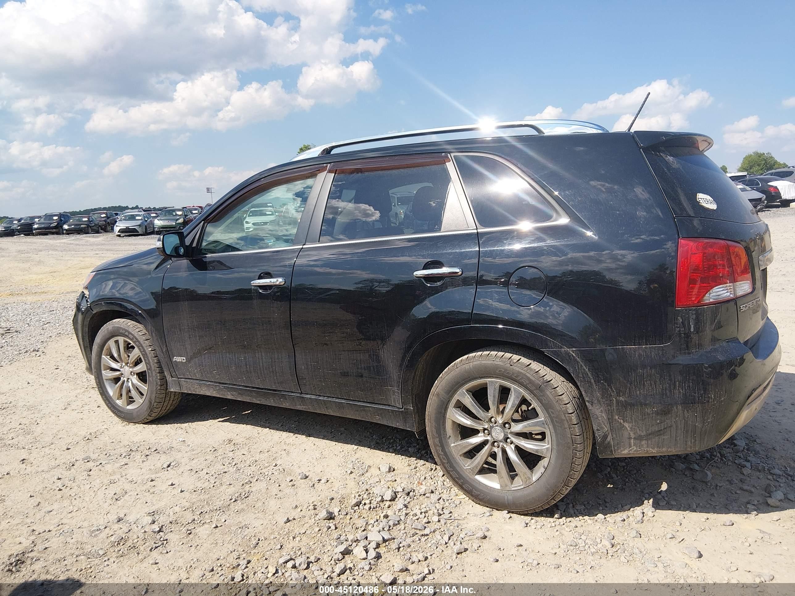 2011 Kia Sorento Sx V6 Blue vin: 5XYKWDA20BG097504