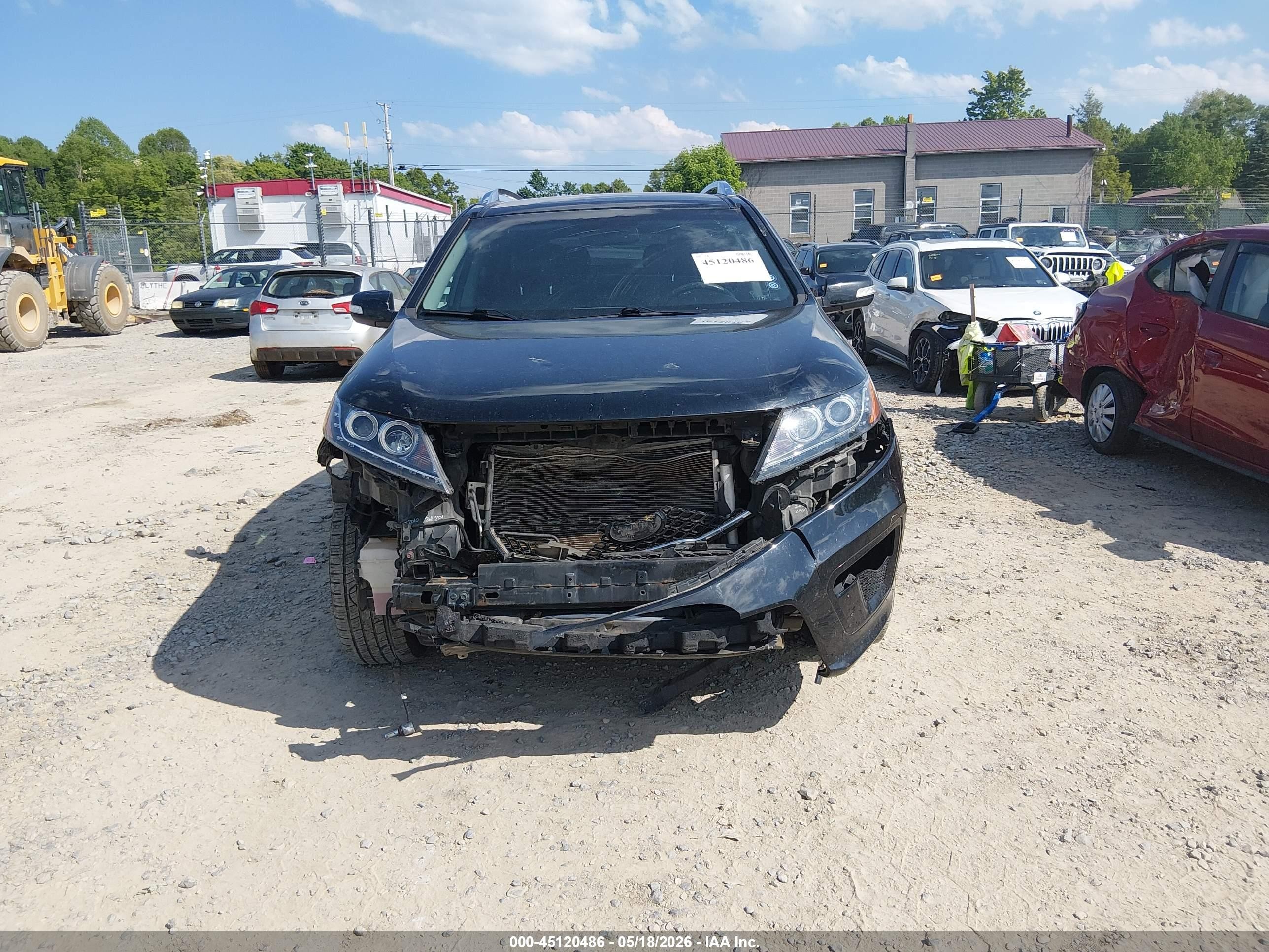 2011 Kia Sorento Sx V6 Blue vin: 5XYKWDA20BG097504