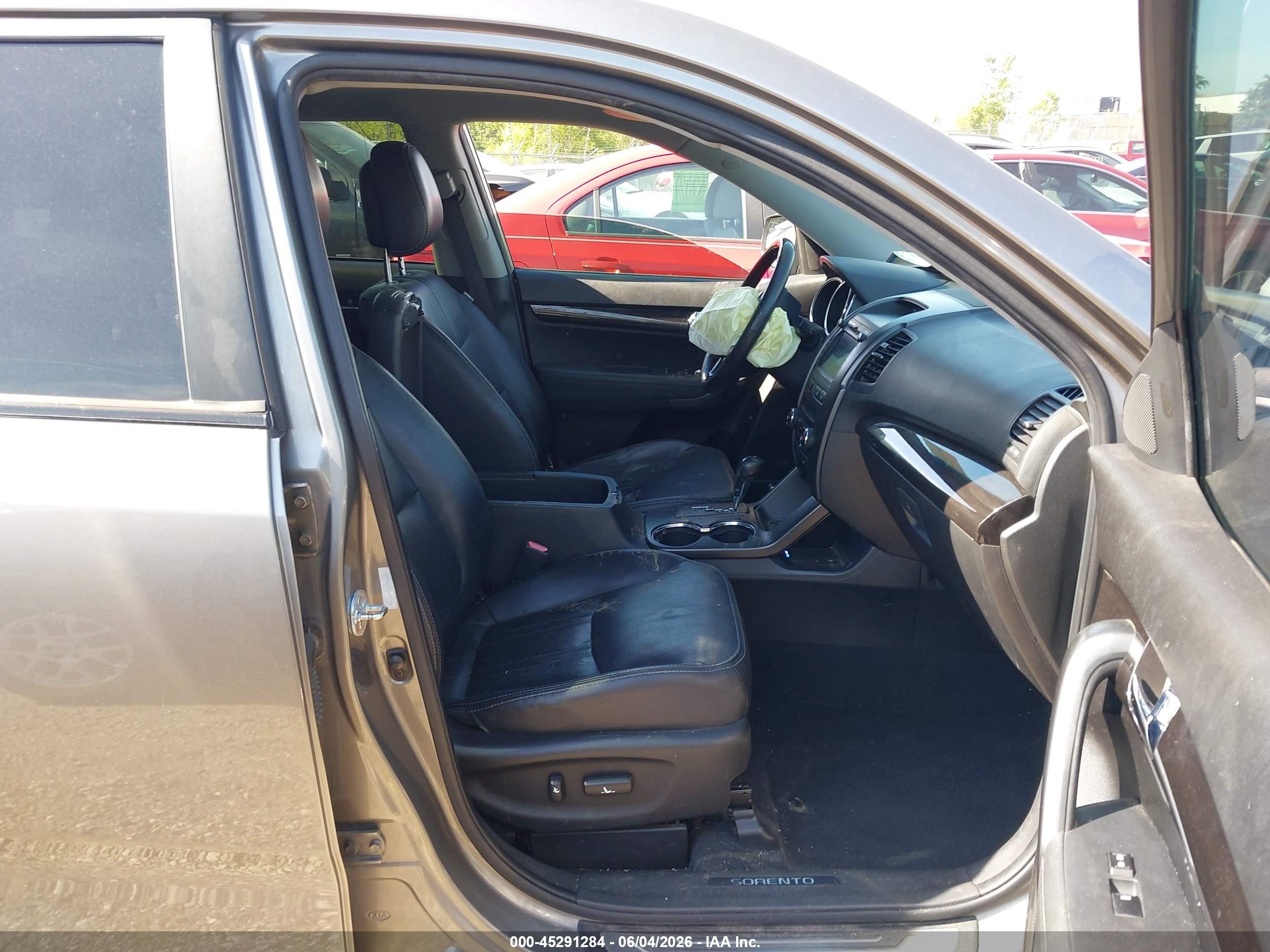 2012 Kia Sorento Sx V6 Gray vin: 5XYKWDA20CG285358