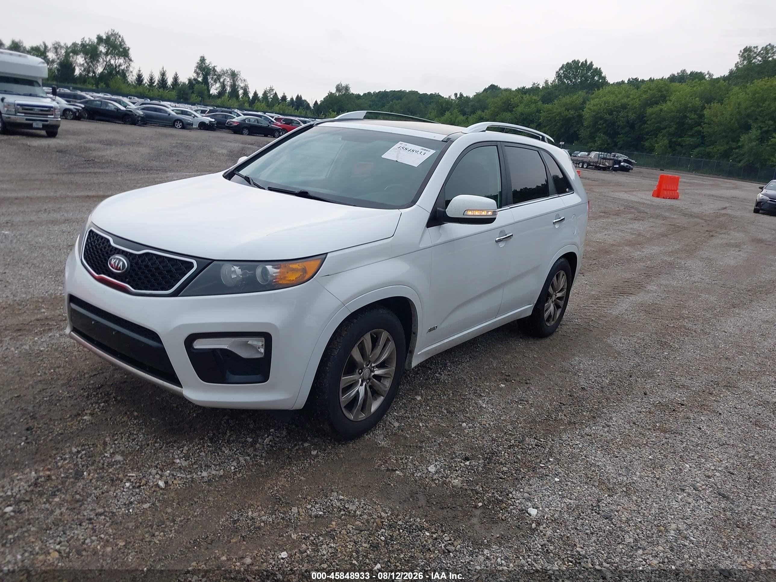 2012 Kia Sorento Sx V6 Белый vin: 5XYKWDA20CG304863