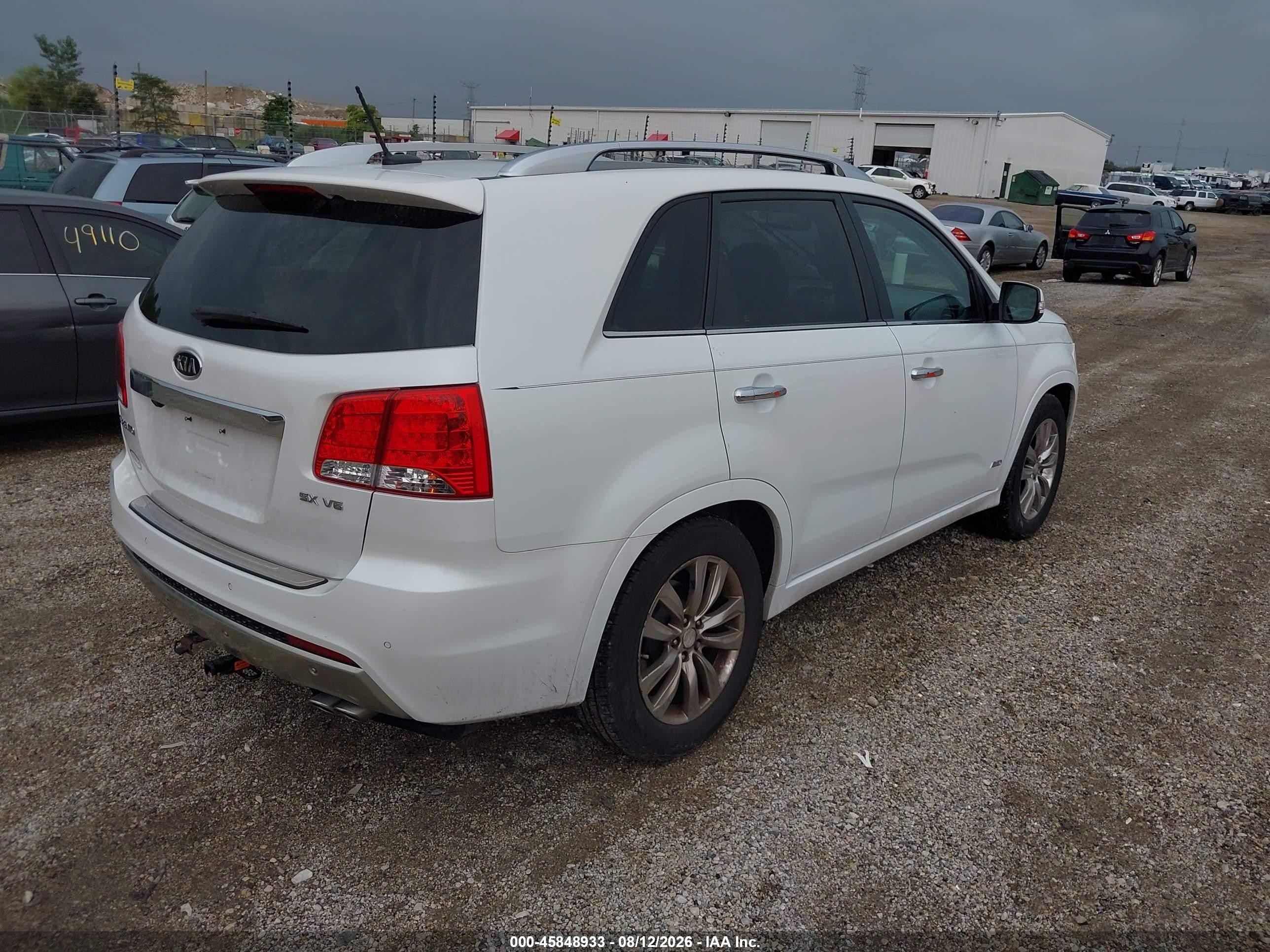 2012 Kia Sorento Sx V6 Белый vin: 5XYKWDA20CG304863
