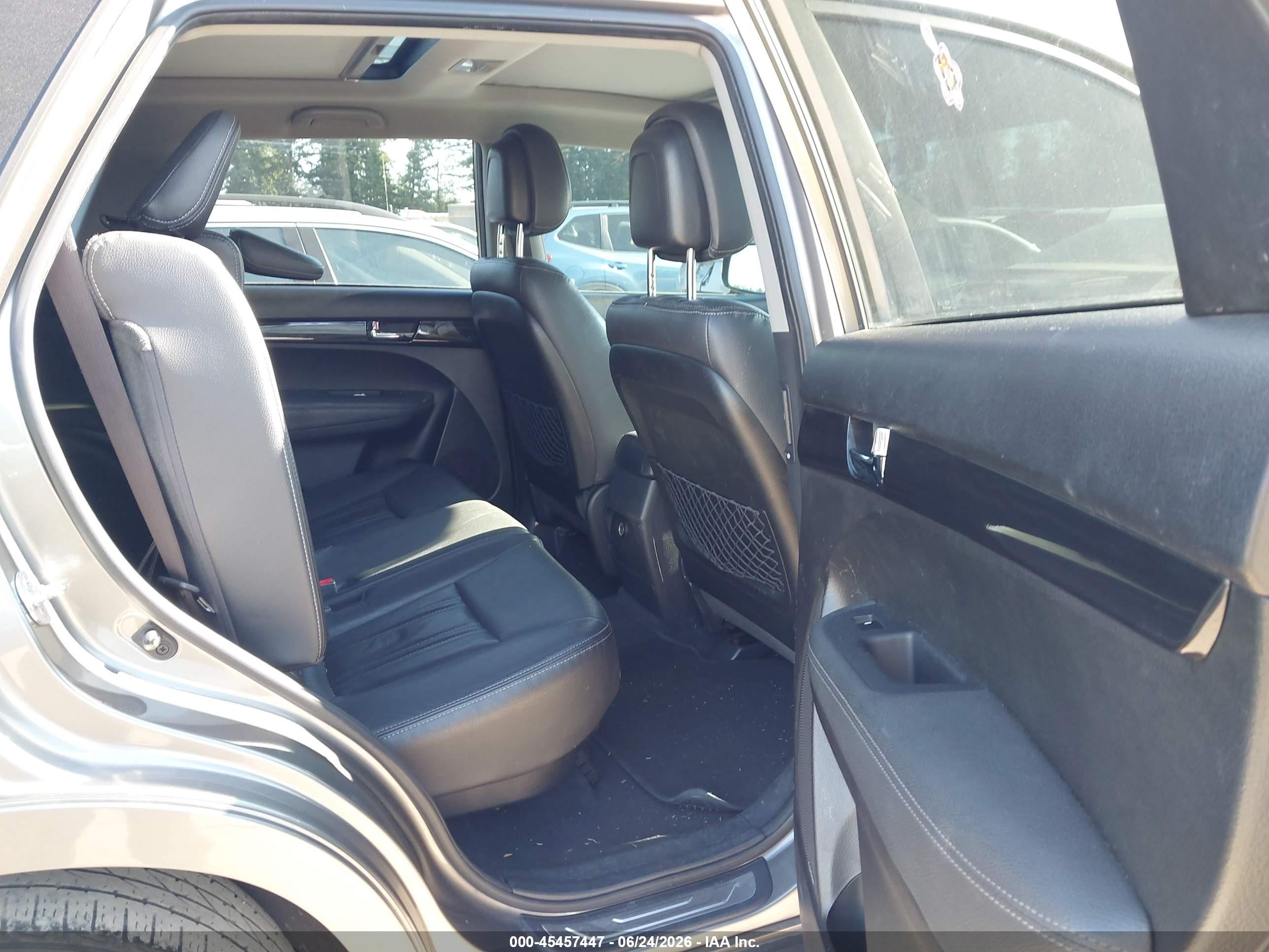 2013 Kia Sorento Sx V6 Gray vin: 5XYKWDA20DG389589