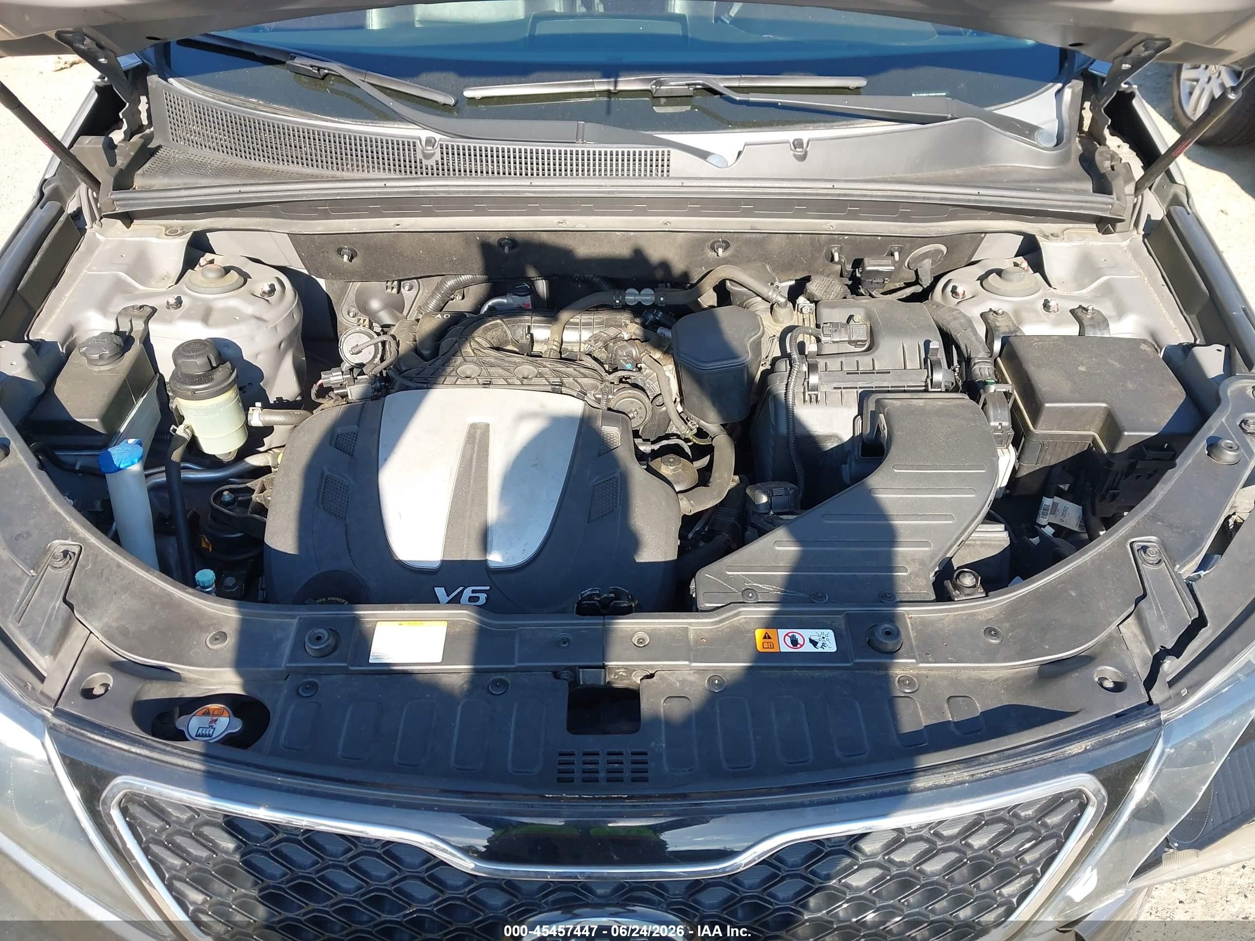 2013 Kia Sorento Sx V6 Gray vin: 5XYKWDA20DG389589