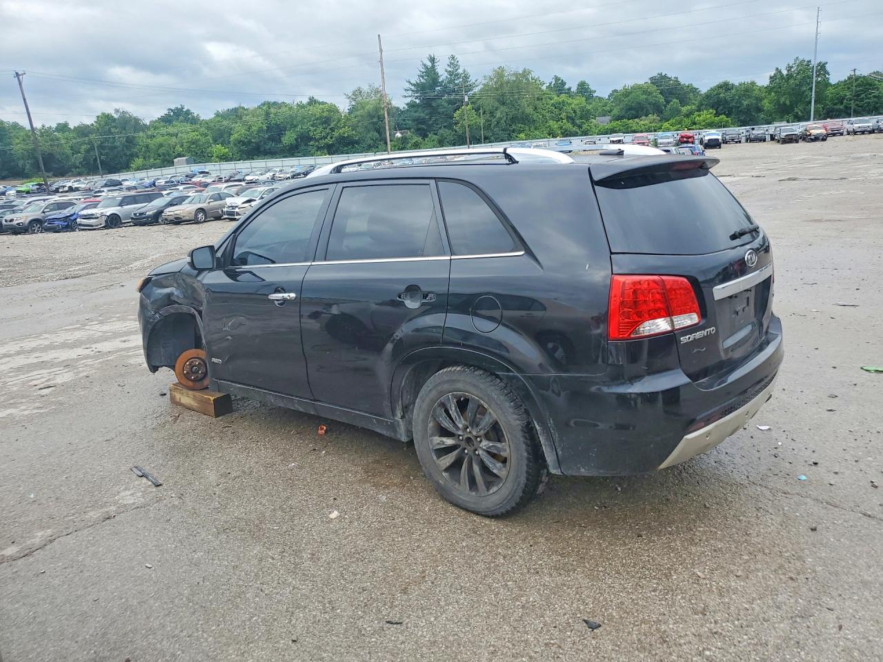 2011 Kia Sorento Sx Black vin: 5XYKWDA21BG098953